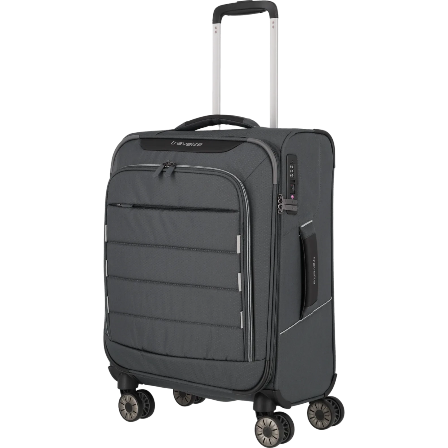 Travelite Skaii 4-Rollen Kabinentrolley S 55 cm -Gipfelgrau KOFFER-PLUS.COM
