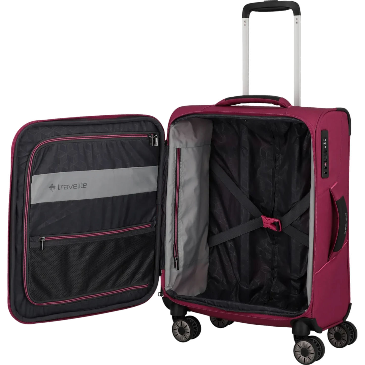 Travelite Skaii 4-Rollen Kabinentrolley S 55 cm -Abendrot KOFFER-PLUS.COM