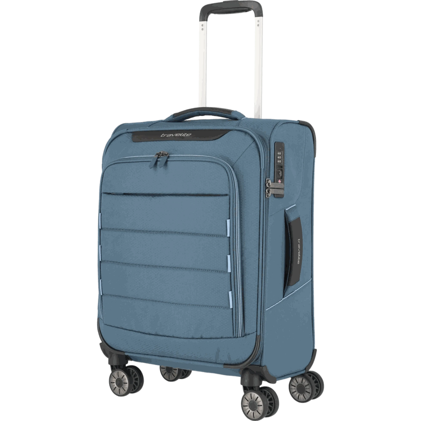 Travelite Skaii 4-Rollen Kabinentrolley S 55 cm -Panoramablau KOFFER-PLUS.COM