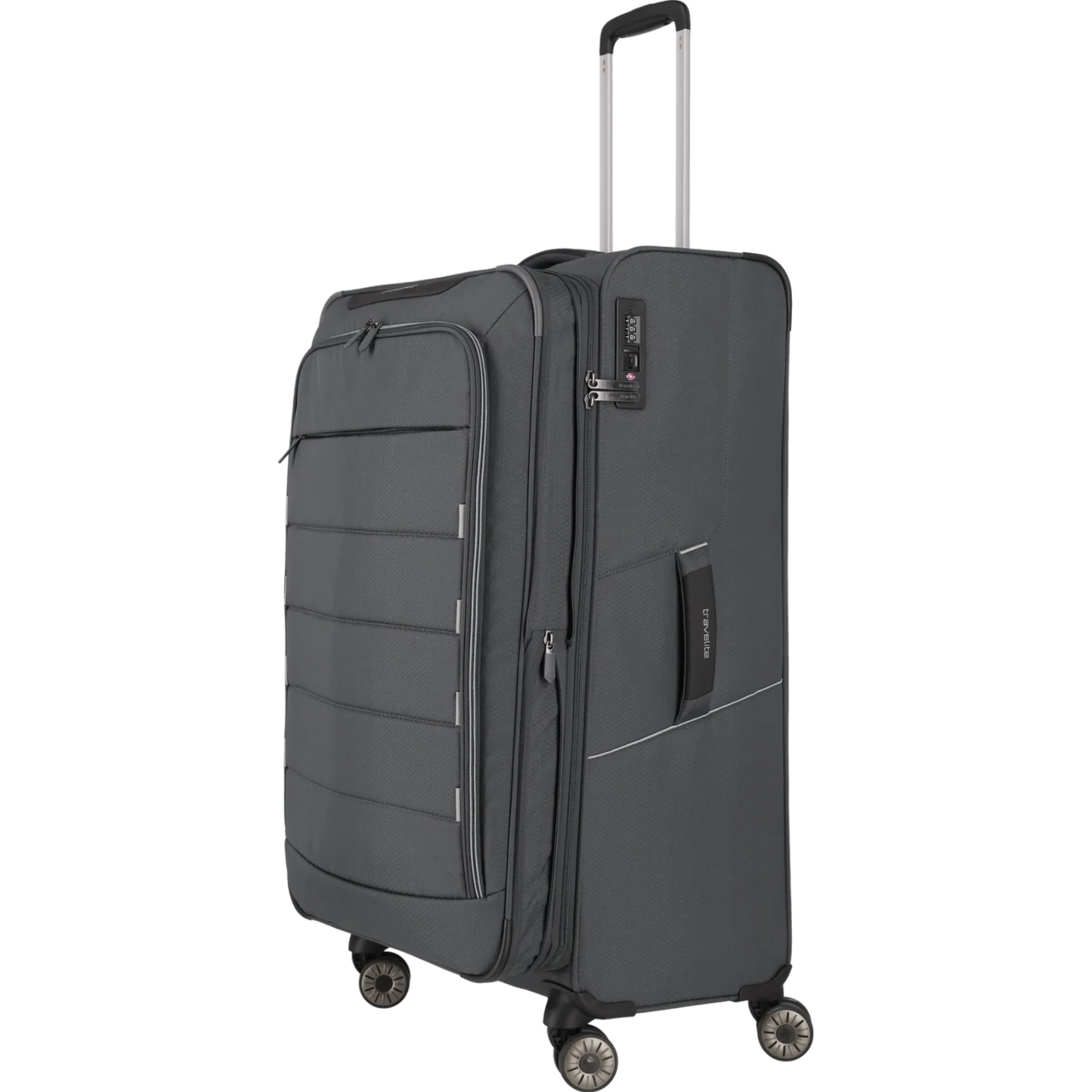 Travelite Skaii 4-Rollen Trolley L 78 cm -Gipfelgrau KOFFER-PLUS.COM
