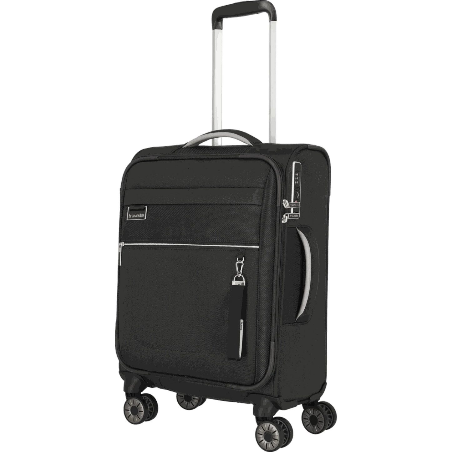 Travelite Miigo 4-Rollen-Bordtrolley S 55 cm -Nachtschwarz KOFFER-PLUS.COM