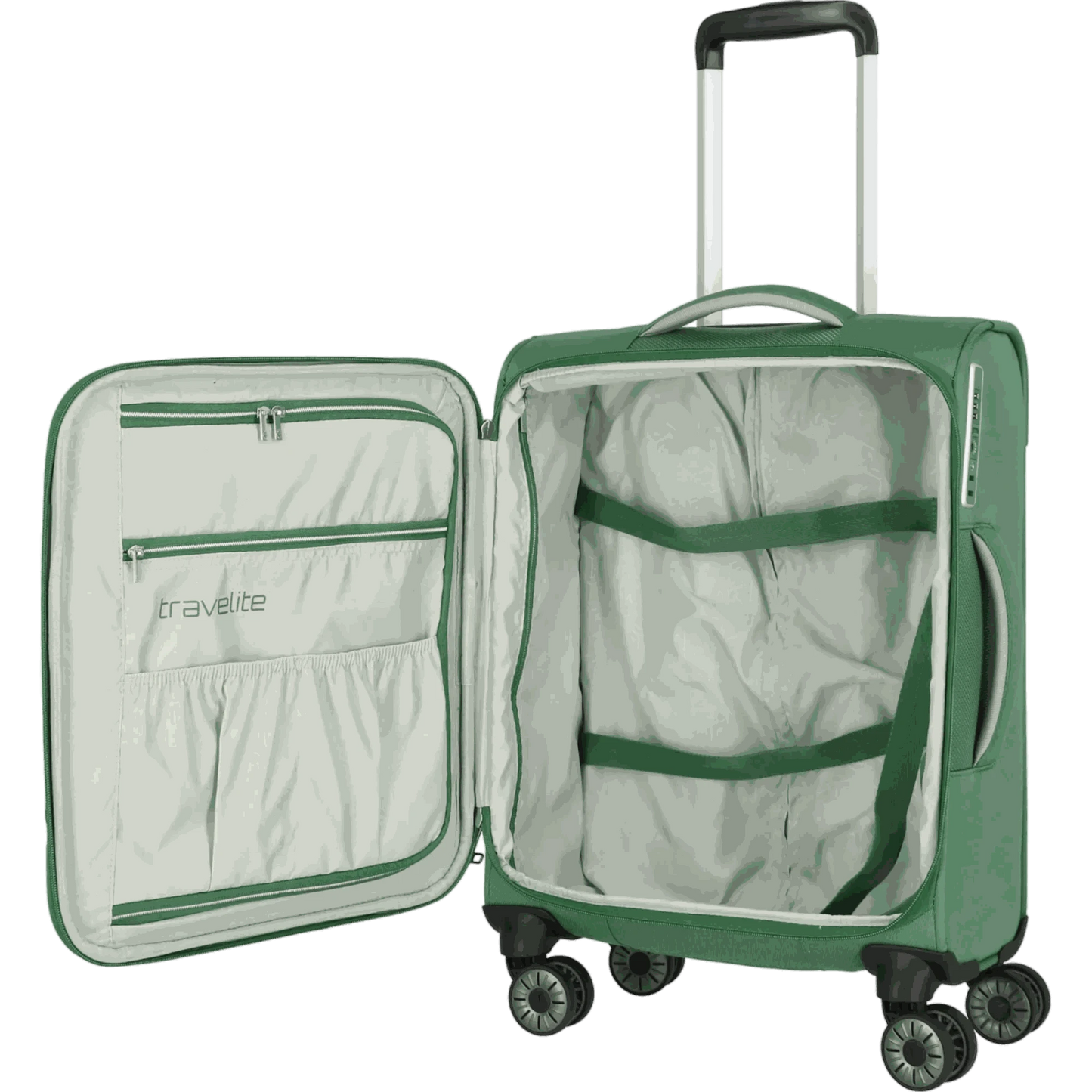 Travelite Miigo 4-Rollen-Bordtrolley S 55 cm -Matcha KOFFER-PLUS.COM