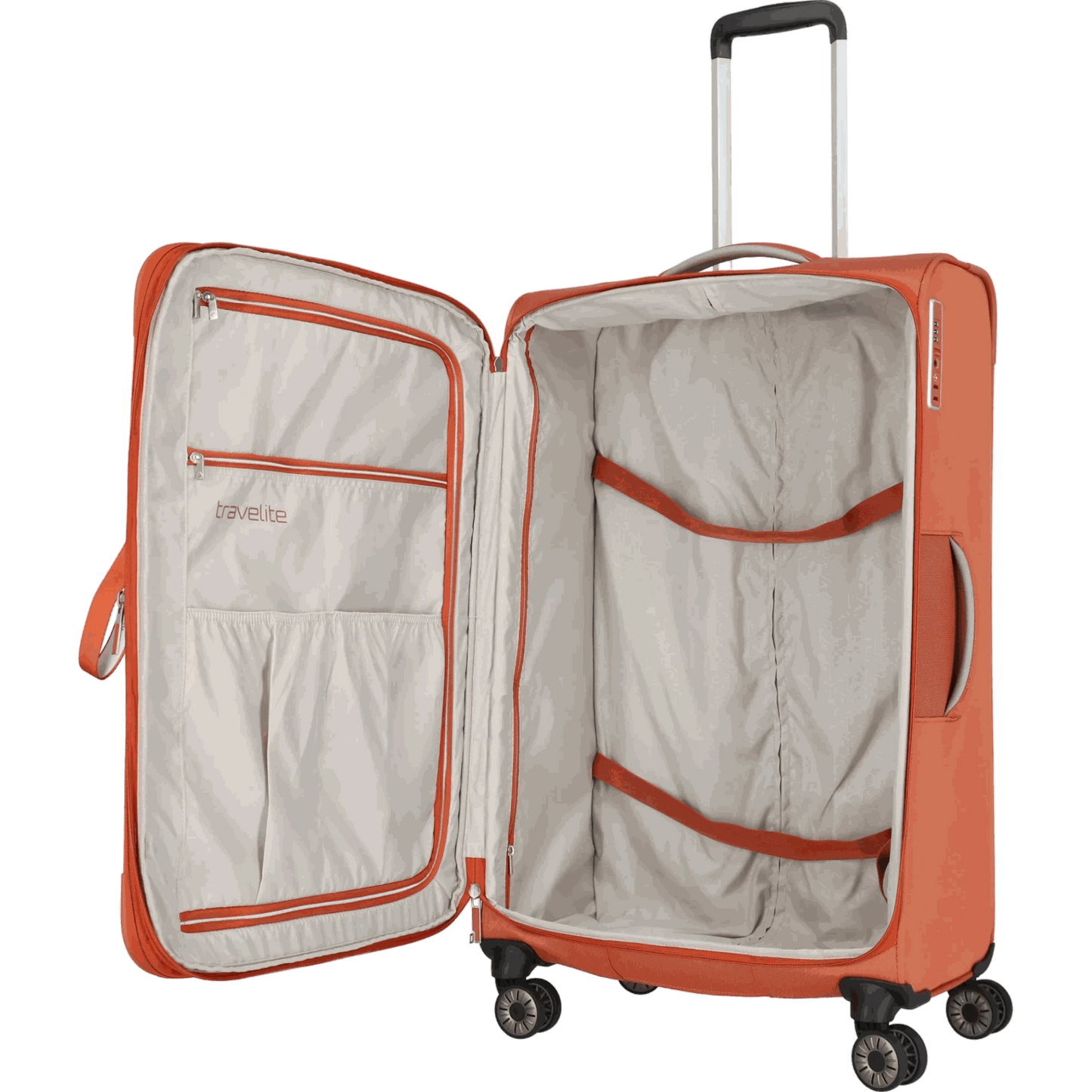 Travelite Miigo 4-Rollen Kofferset 4tlg. L/M/S + Bordtasche -Safran KOFFER-PLUS.COM