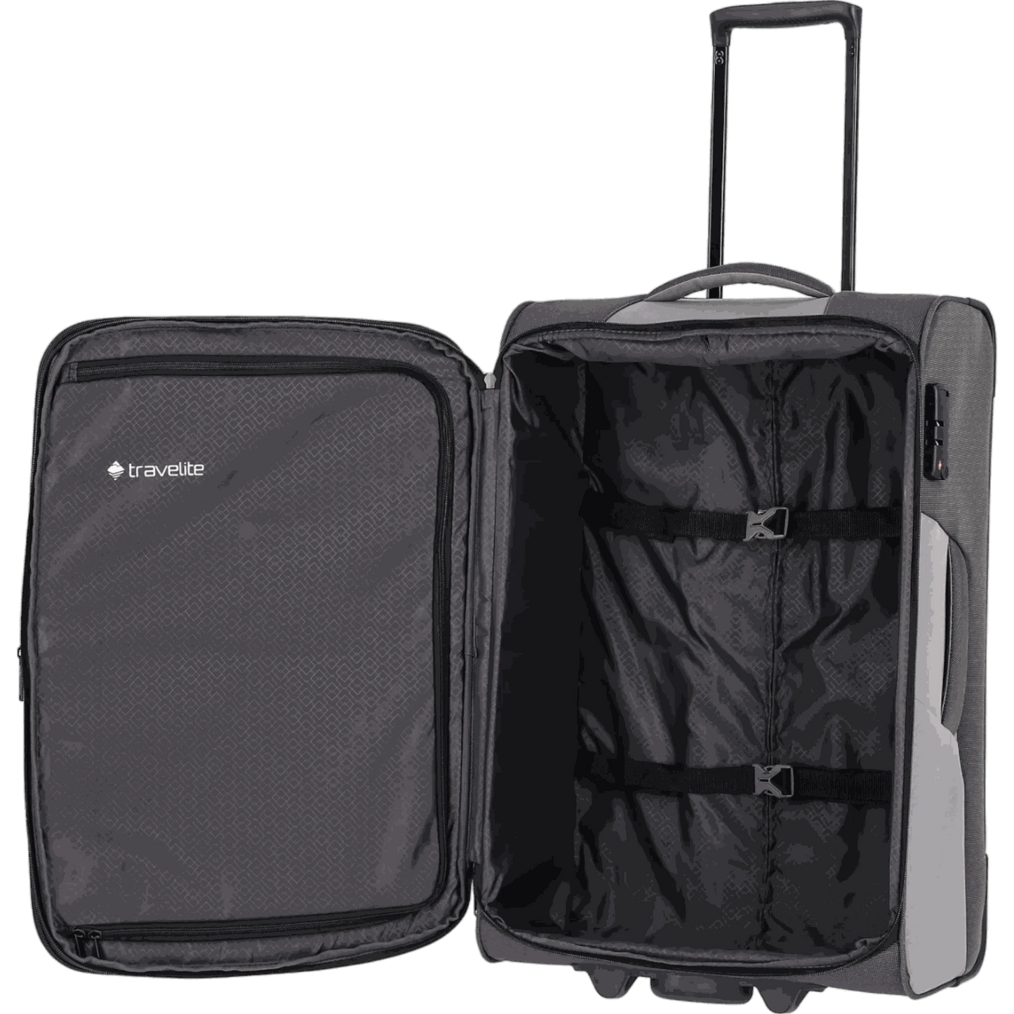 Travelite Viia 2-Rollen-Trolley M 67 cm -Schiefer KOFFER-PLUS.COM