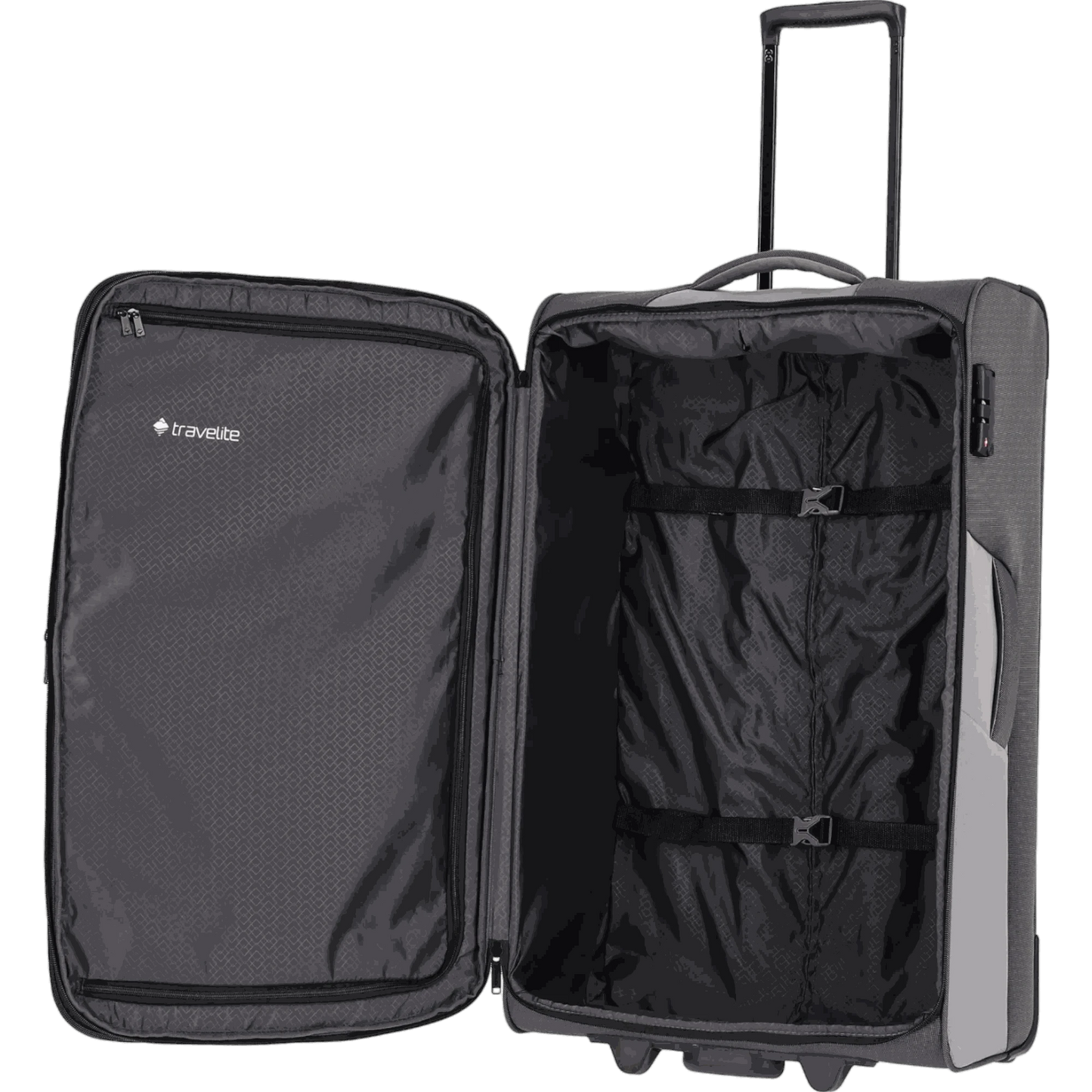 Travelite Viia 2-Rollen-Trolley L 77 cm -Schiefer KOFFER-PLUS.COM