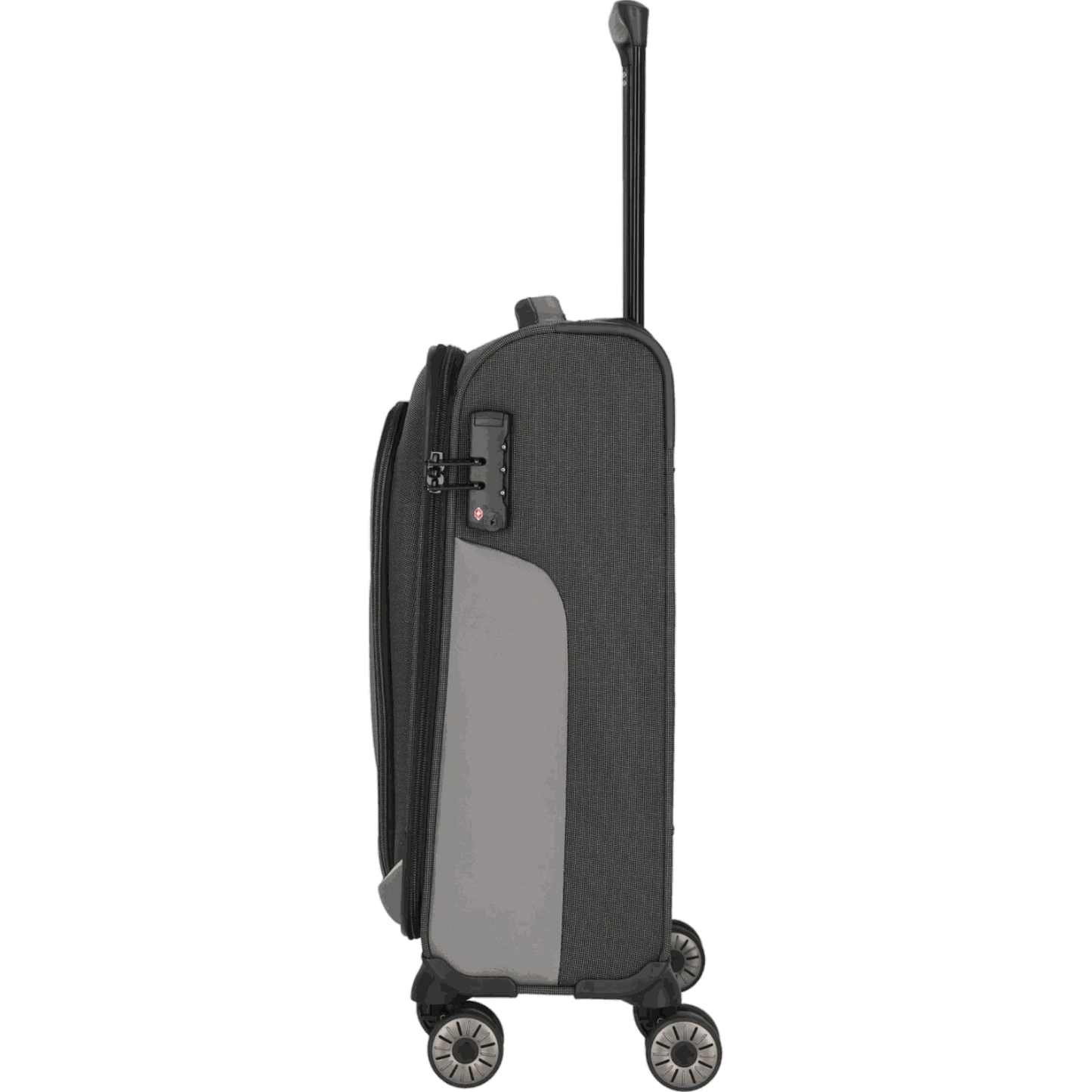 Travelite Viia 4-Rollen Handgepäck Trolley S 55 cm -Schiefer KOFFER-PLUS.COM