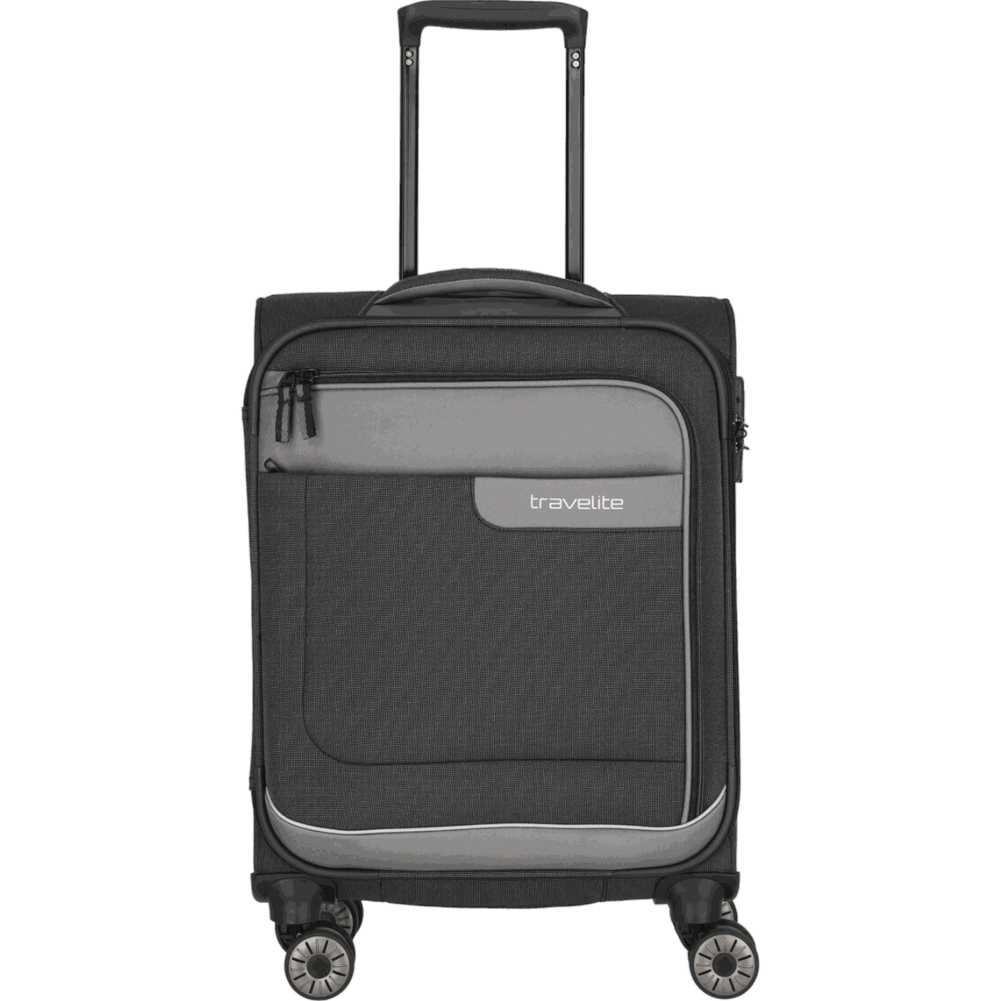 Travelite Viia 4-Rollen Handgepäck Trolley S 55 cm -Schiefer KOFFER-PLUS.COM