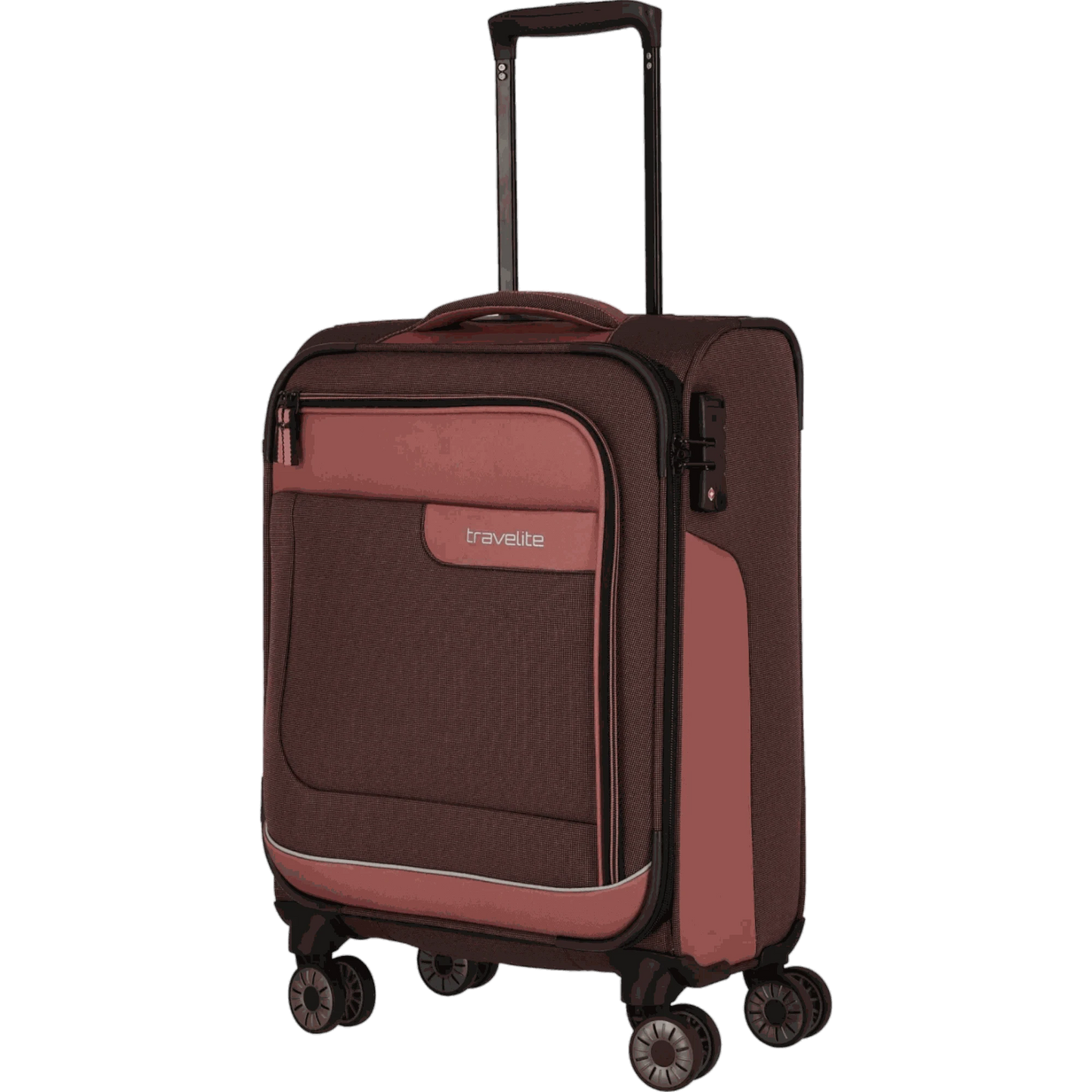 Travelite Viia 4-Rollen Handgepäck Trolley S 55 cm -Frühlingsrose KOFFER-PLUS.COM