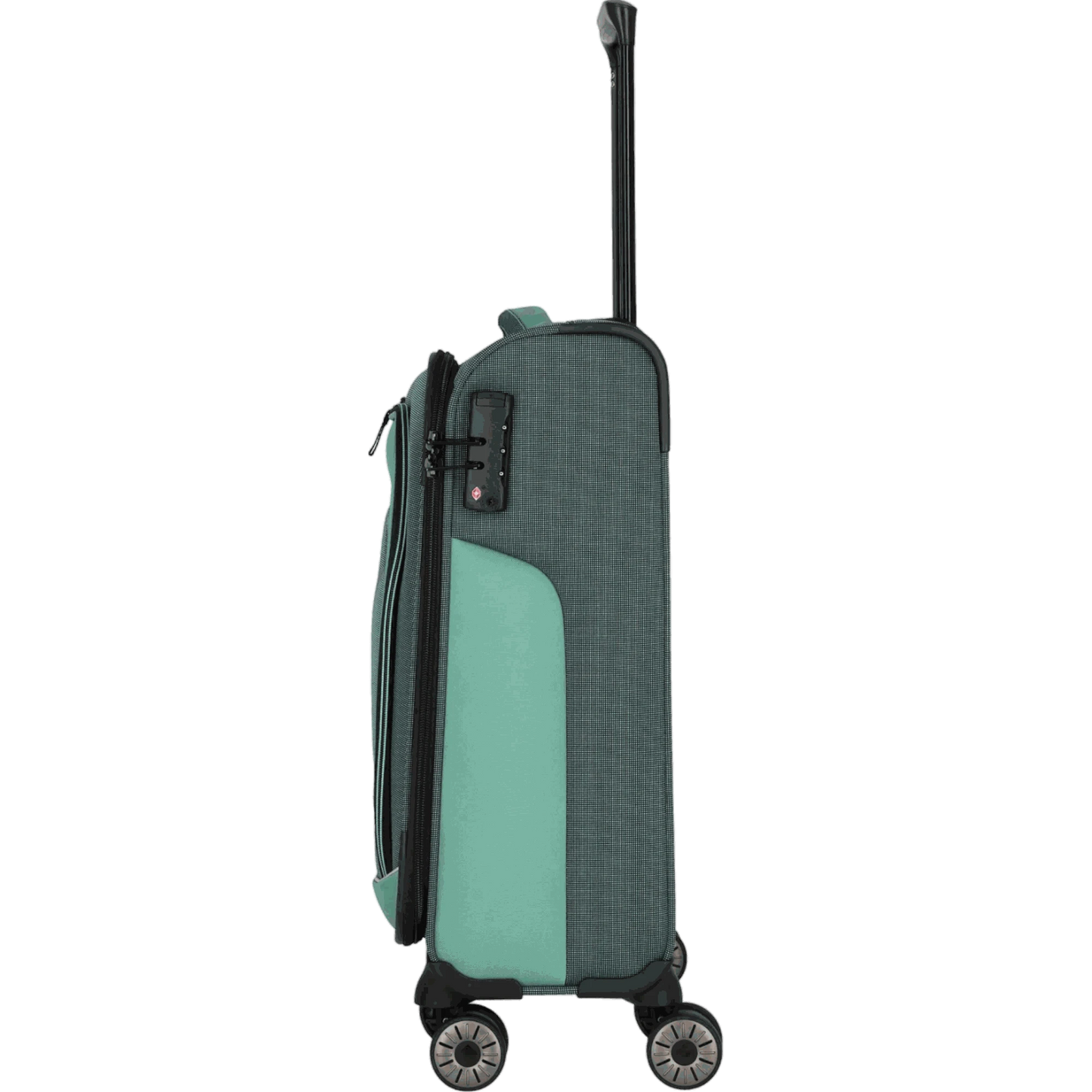 Travelite Viia 4-Rollen Handgepäck Trolley S 55 cm -Eukalyptus KOFFER-PLUS.COM