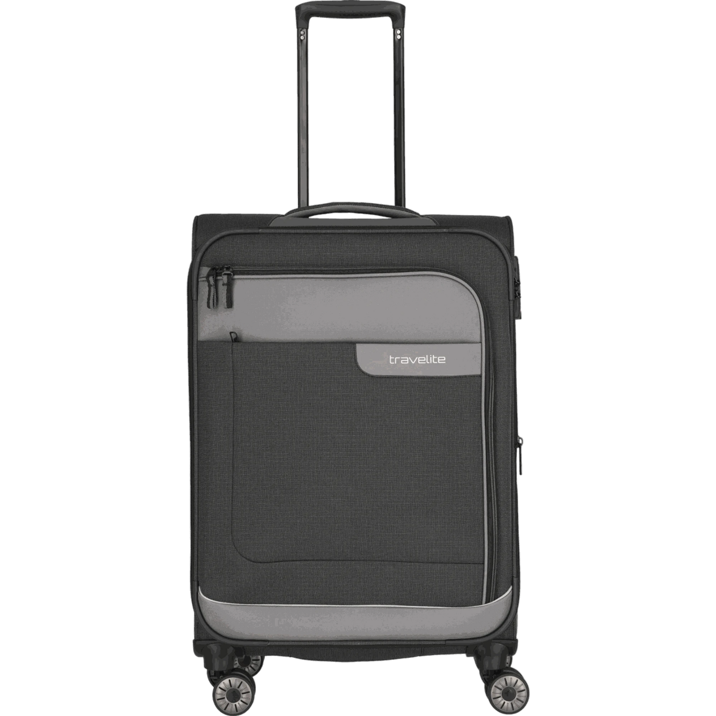 Travelite Viia 4-Rollen-Trolley M 67 cm -Schiefer KOFFER-PLUS.COM
