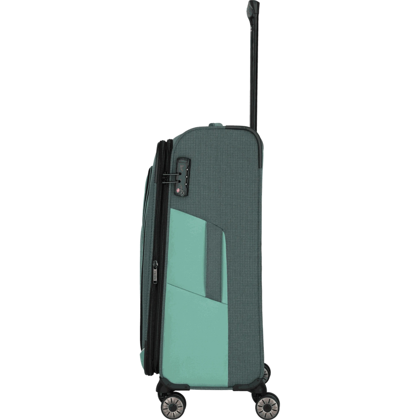 Travelite Viia 4-Rollen-Trolley M 67 cm -Eukalyptus KOFFER-PLUS.COM