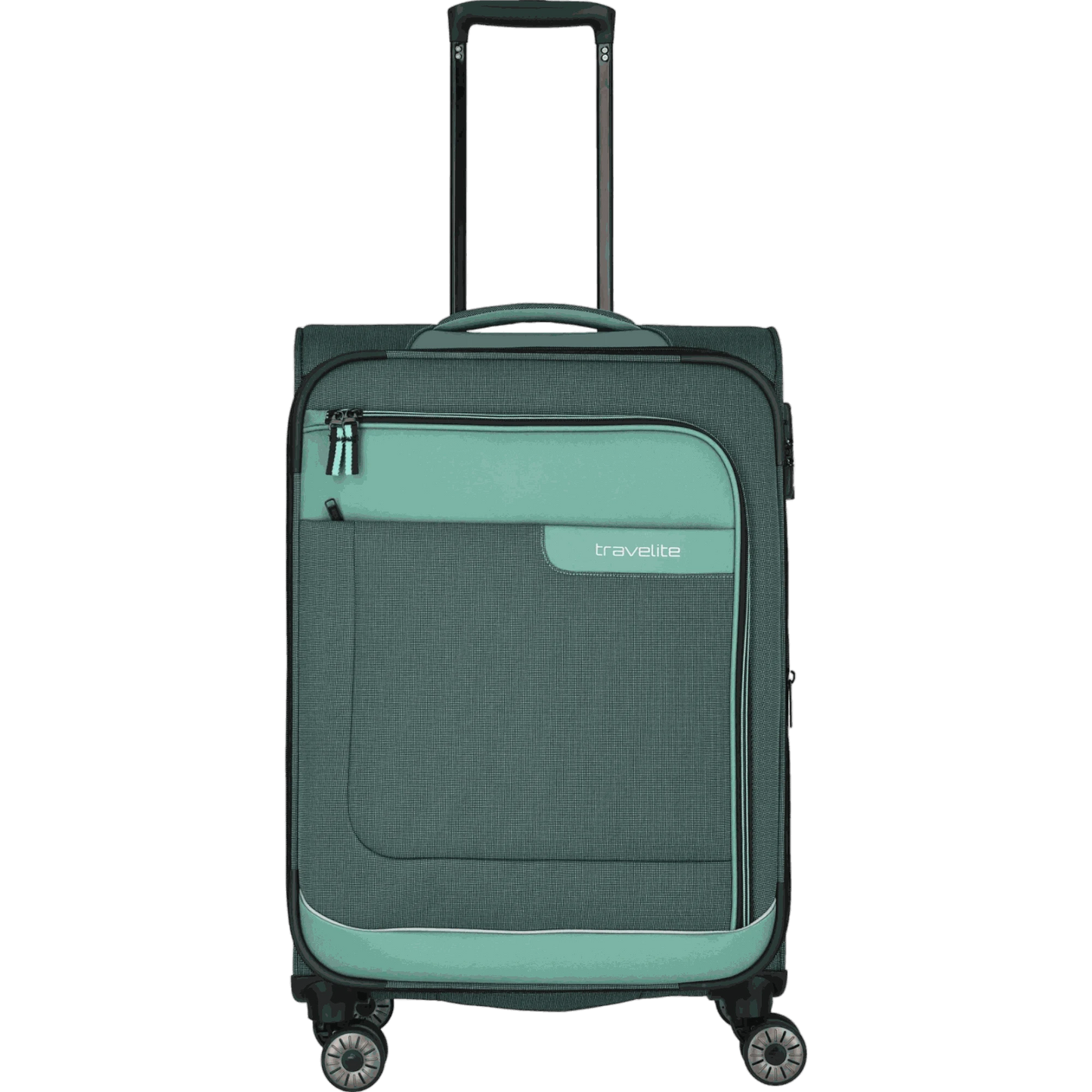 Travelite Viia 4-Rollen-Trolley M 67 cm -Eukalyptus KOFFER-PLUS.COM