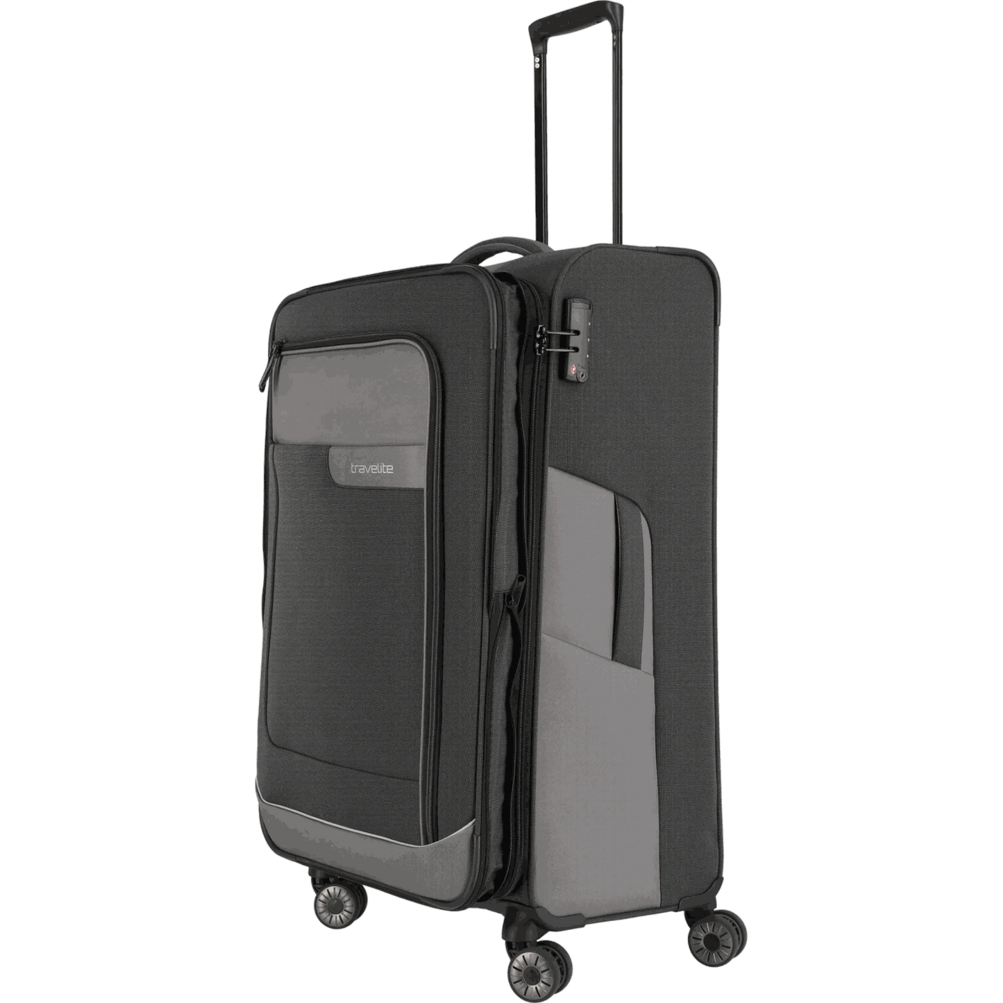 Travelite Viia 4-Rollen-Trolley L 77 cm -Schiefer KOFFER-PLUS.COM