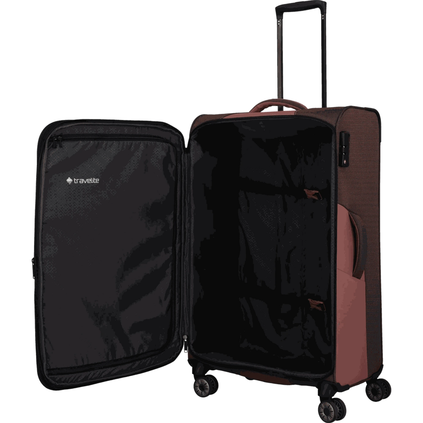 Travelite Viia 4-Rollen-Trolley L 77 cm -Frühlingsrose KOFFER-PLUS.COM
