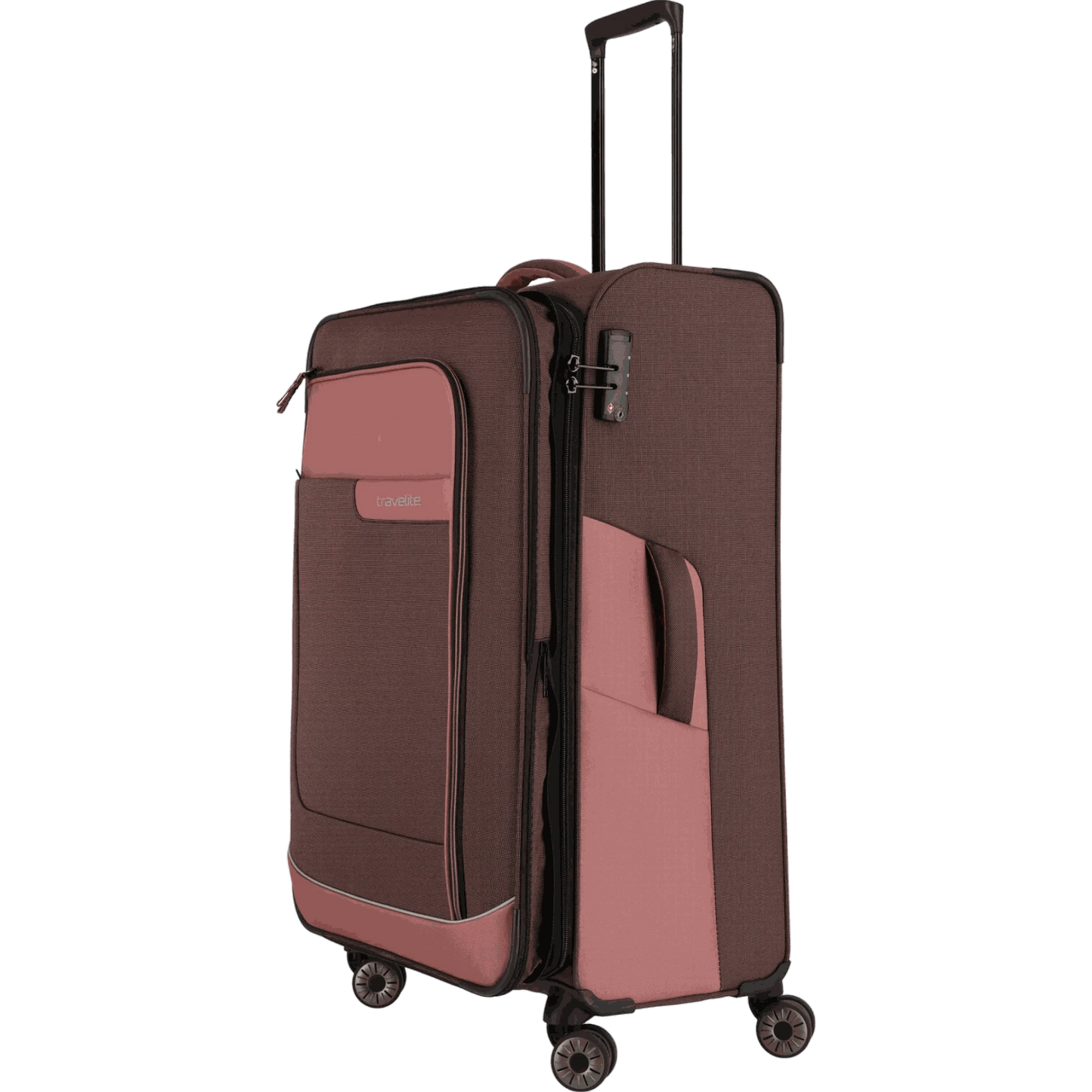 Travelite Viia 4-Rollen-Trolley L 77 cm -Frühlingsrose KOFFER-PLUS.COM