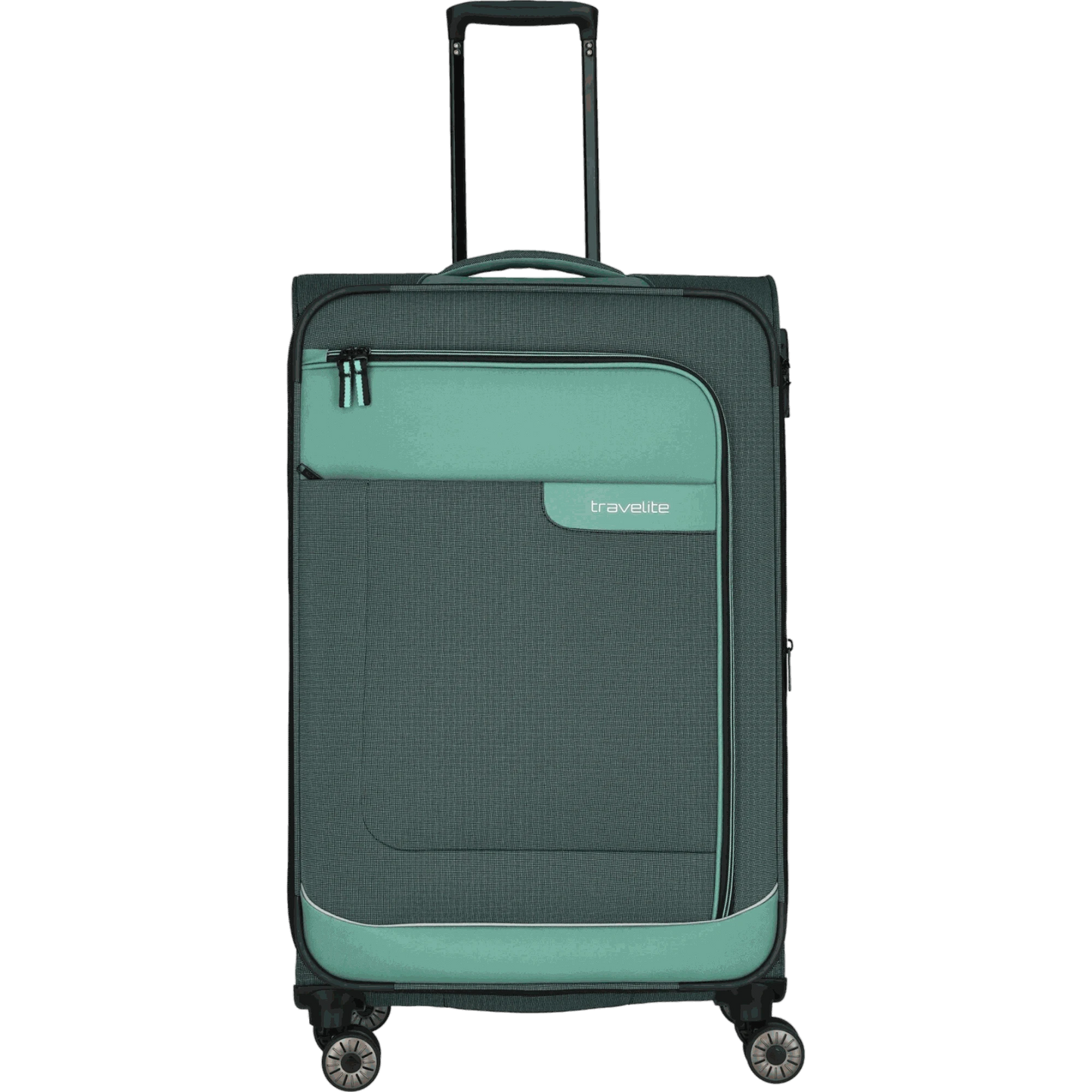 Travelite Viia 4-Rollen-Trolley L 77 cm -Eukalyptus KOFFER-PLUS.COM