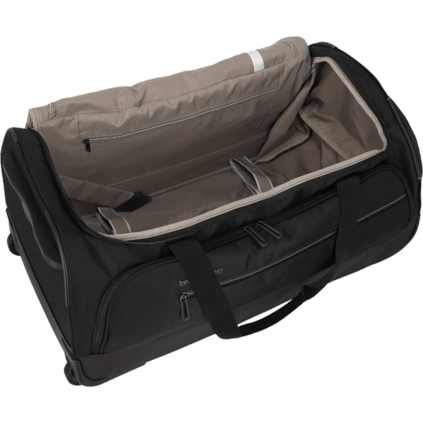Travelite Crosslite Rollenreisetasche M 69 cm -Schwarz KOFFER-PLUS.COM