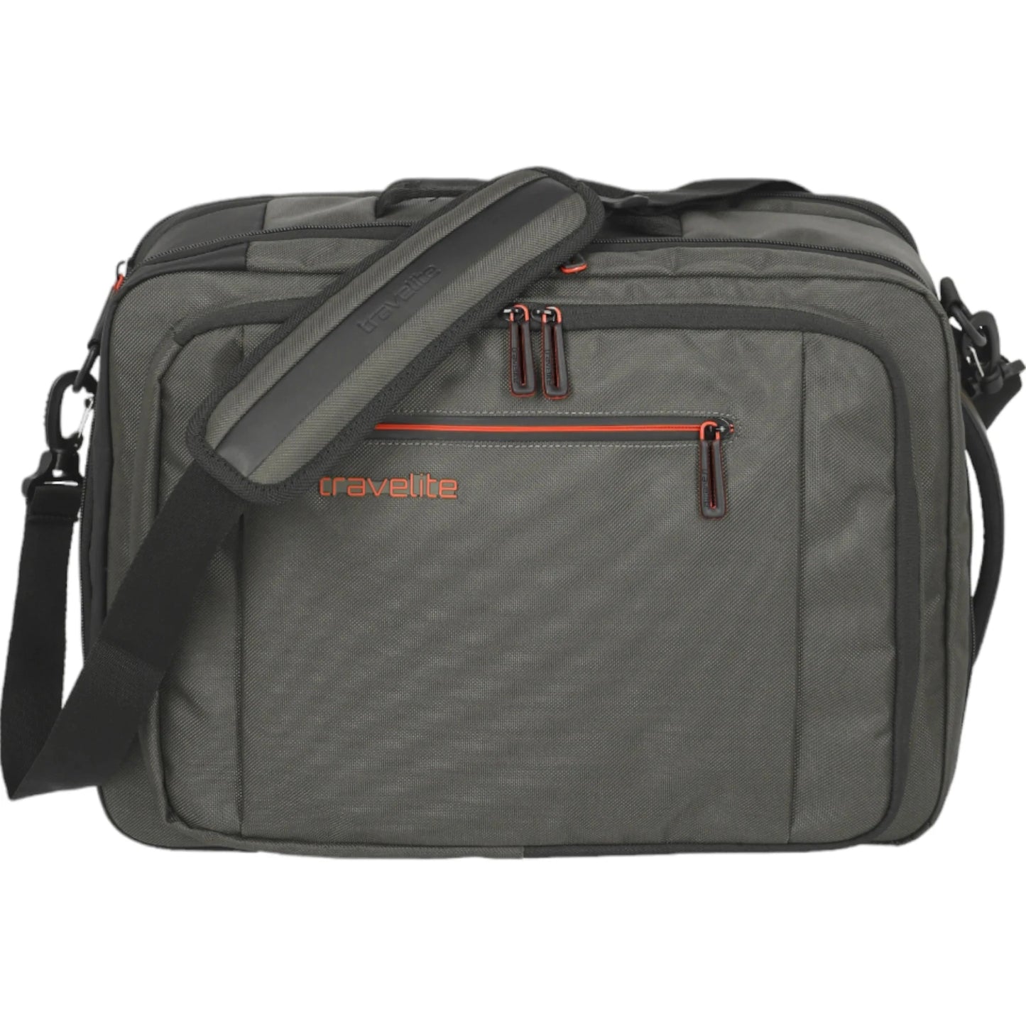 Travelite Crosslite Bordtasche mit Rucksackfunktion 43 cm -Oliv KOFFER-PLUS.COM