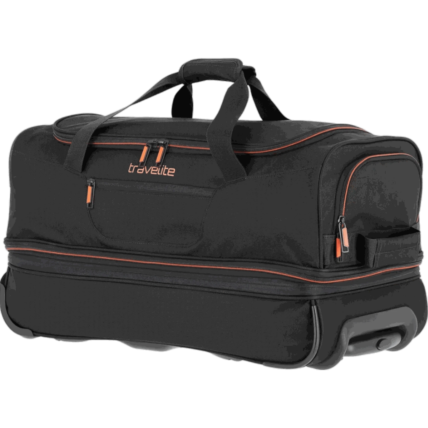 Travelite Basics Rollenreisetasche 55 cm -Schwarz KOFFER-PLUS.COM