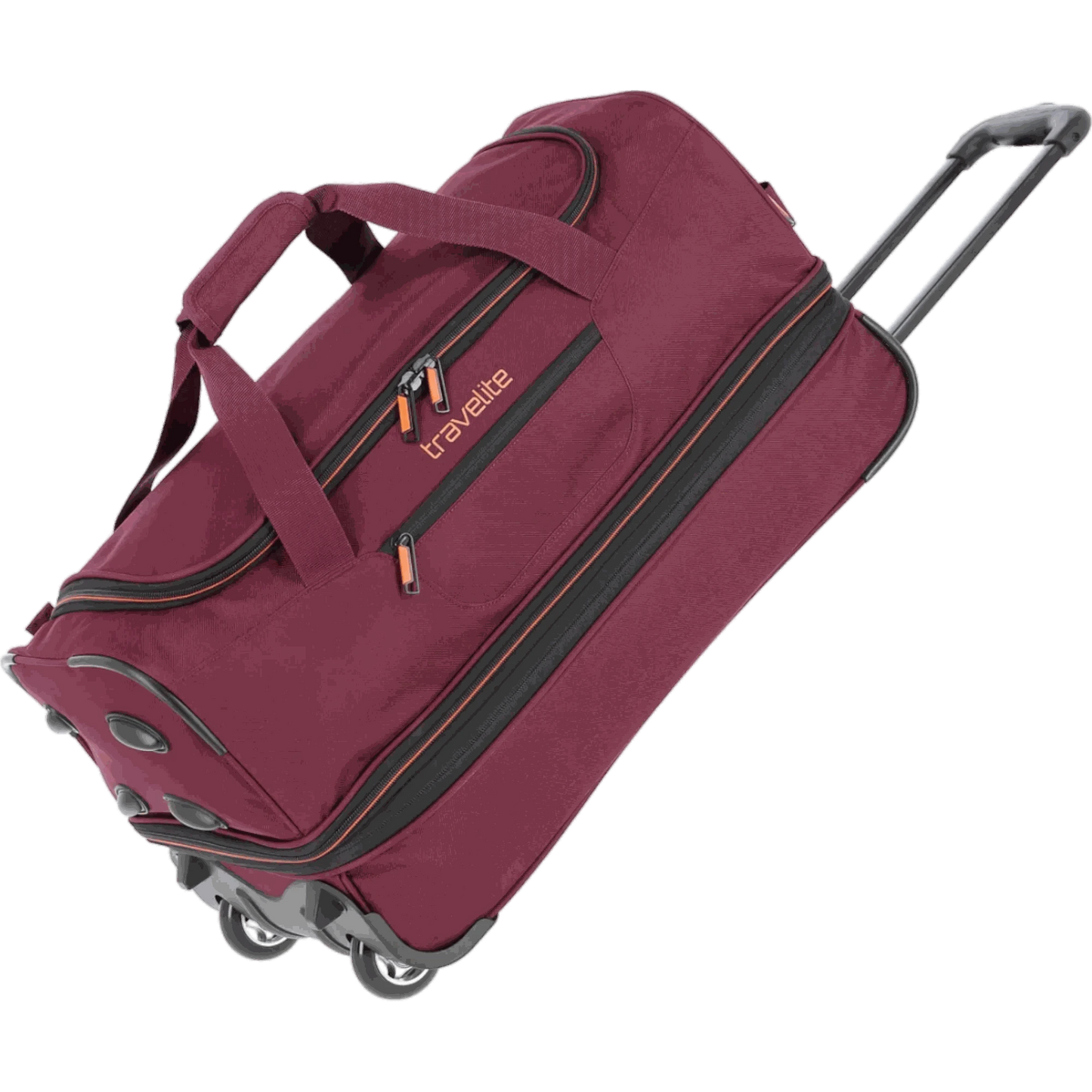 Travelite Basics Rollenreisetasche 55 cm -Bordeaux KOFFER-PLUS.COM