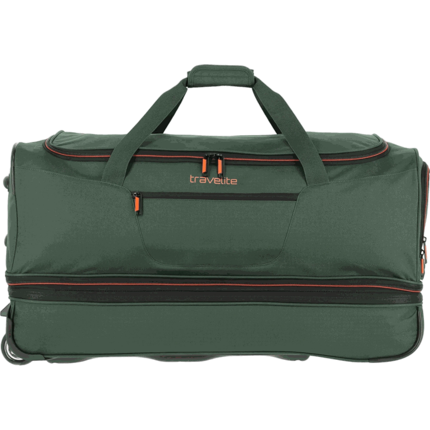 Travelite Basics Rollenreisetasche 70 cm -Dunkelgrün KOFFER-PLUS.COM