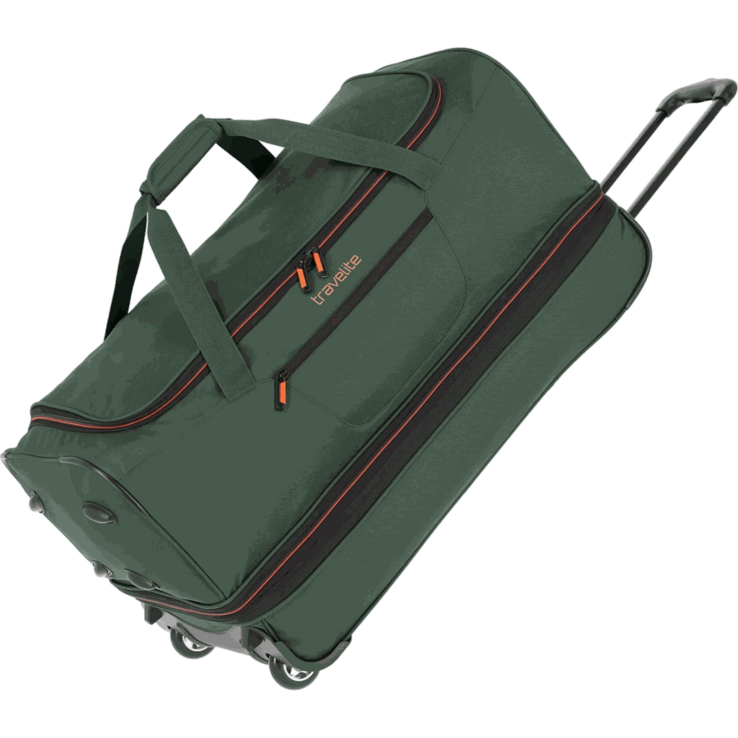 Travelite Basics Rollenreisetasche 70 cm -Dunkelgrün KOFFER-PLUS.COM