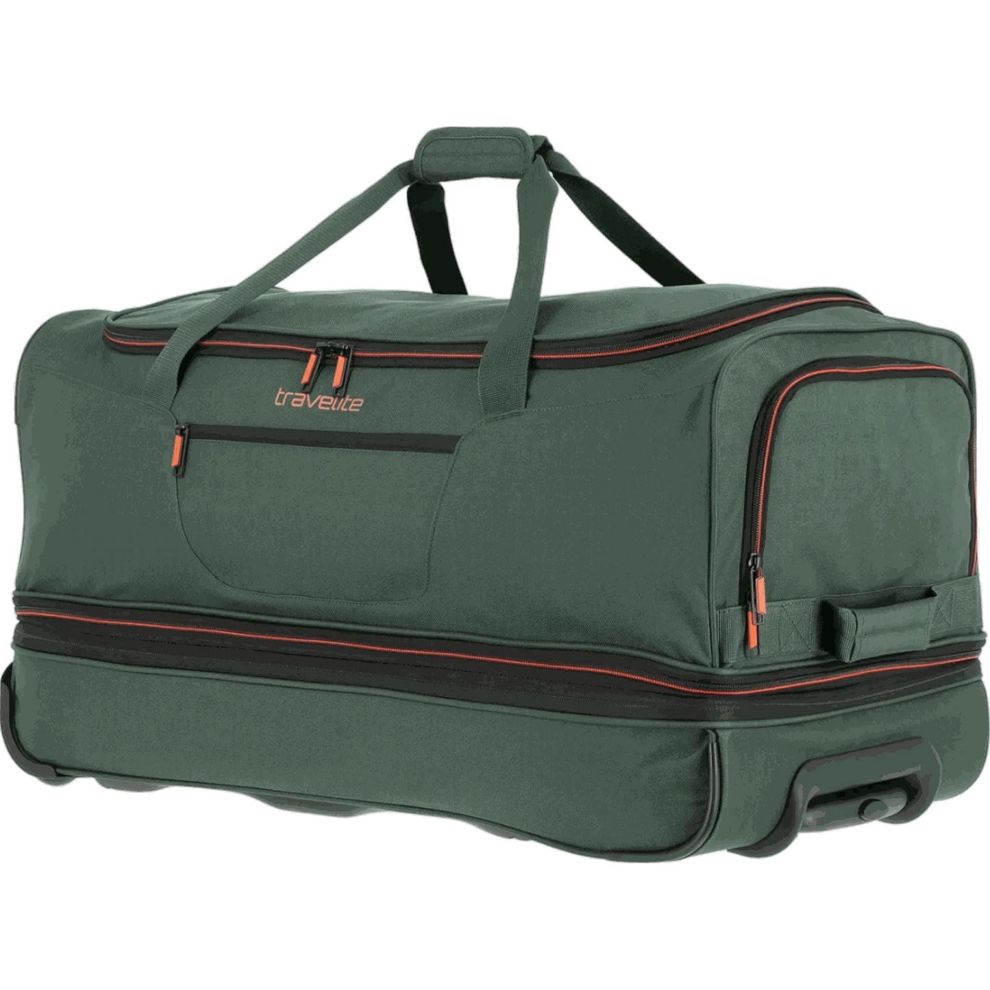 Travelite Basics Rollenreisetasche 70 cm -Dunkelgrün KOFFER-PLUS.COM