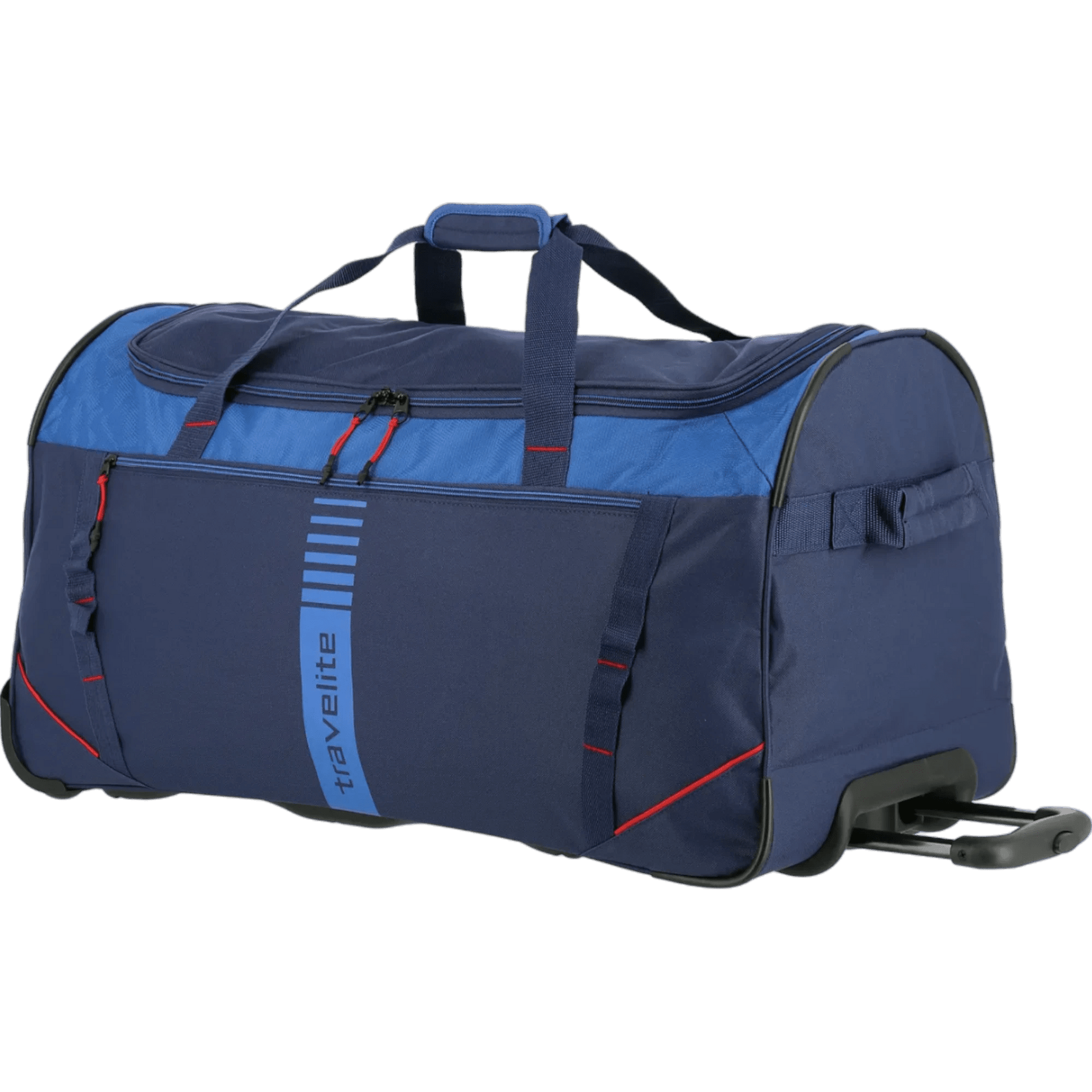 Travelite Basics  Active Reisetasche mit Rollen 71 cm -Marine/Rot KOFFER-PLUS.COM