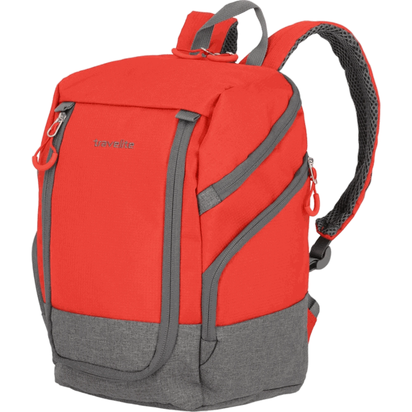 Travelite Basics Rucksack 35 cm -Rot/grau KOFFER-PLUS.COM