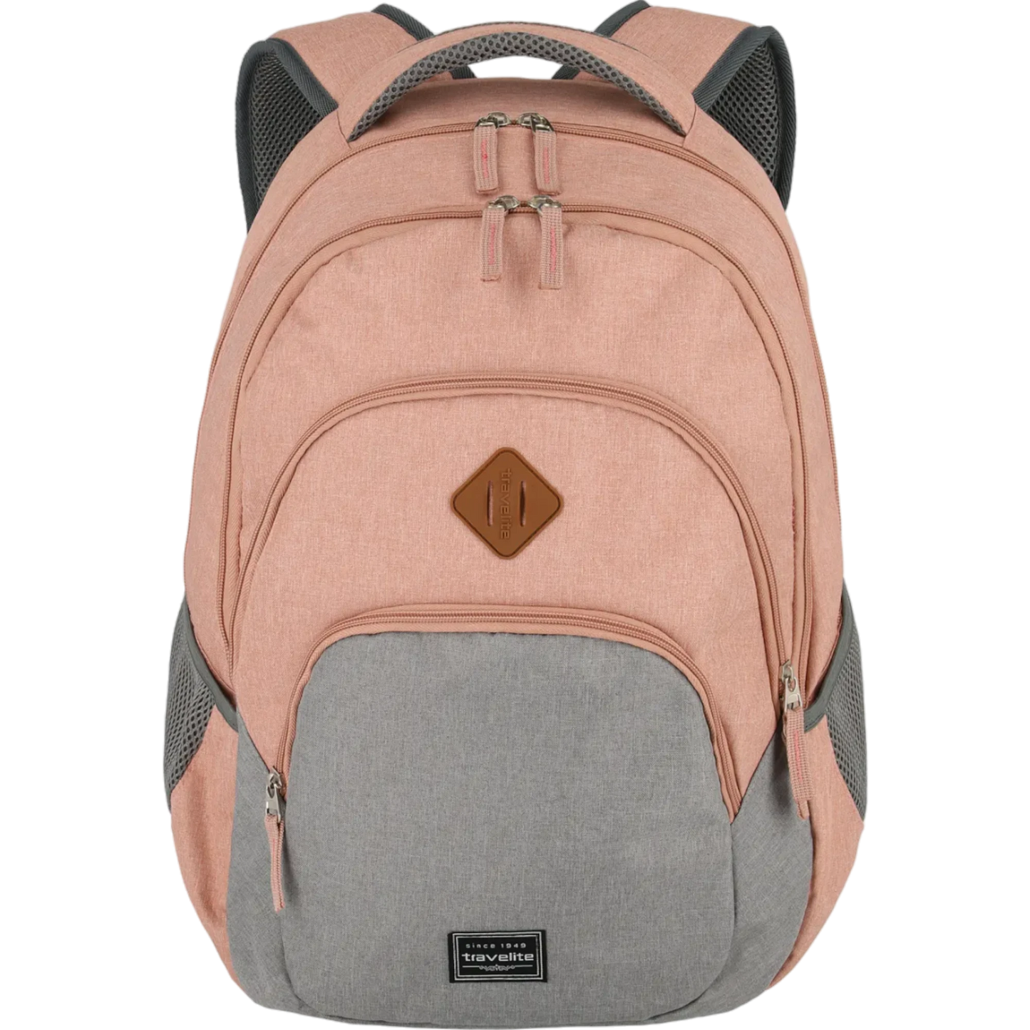 Travelite Basics Freizeit Rucksack 45 cm -Rosa/Grau KOFFER-PLUS.COM