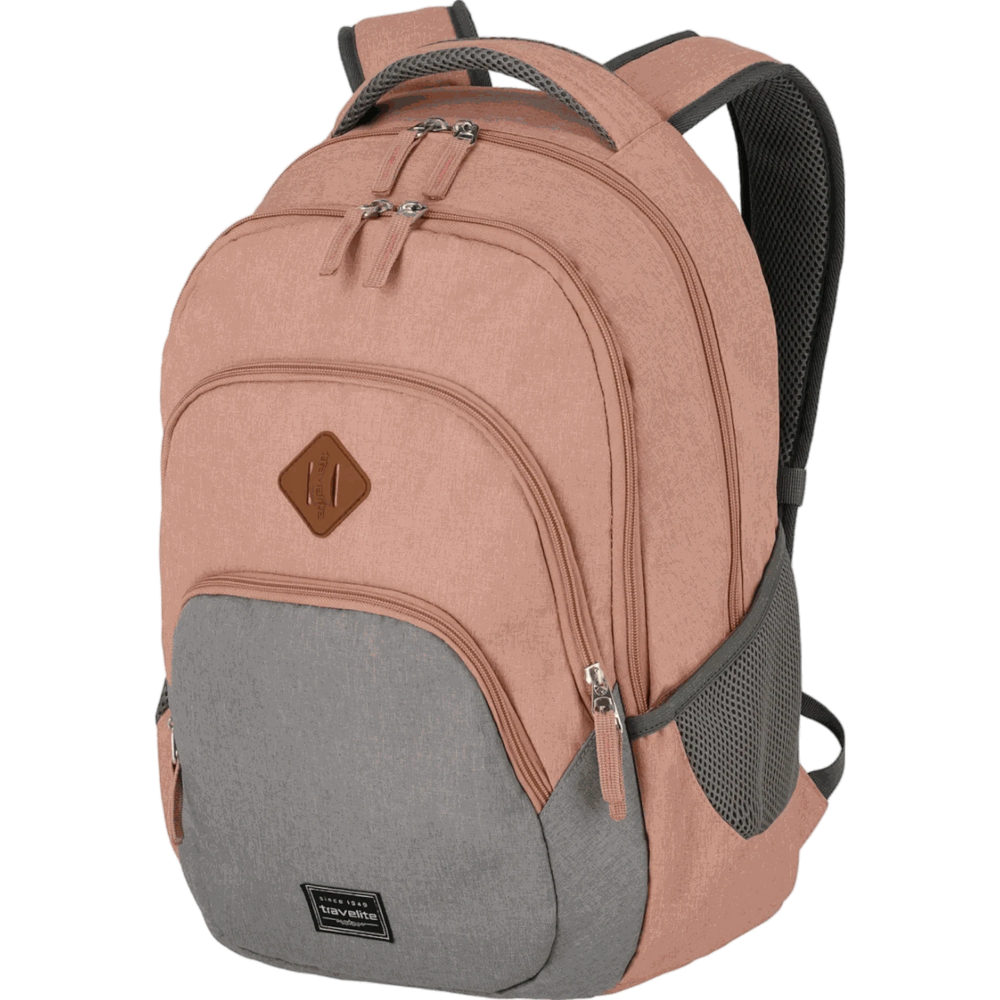 Travelite Basics Freizeit Rucksack 45 cm -Rosa/Grau KOFFER-PLUS.COM