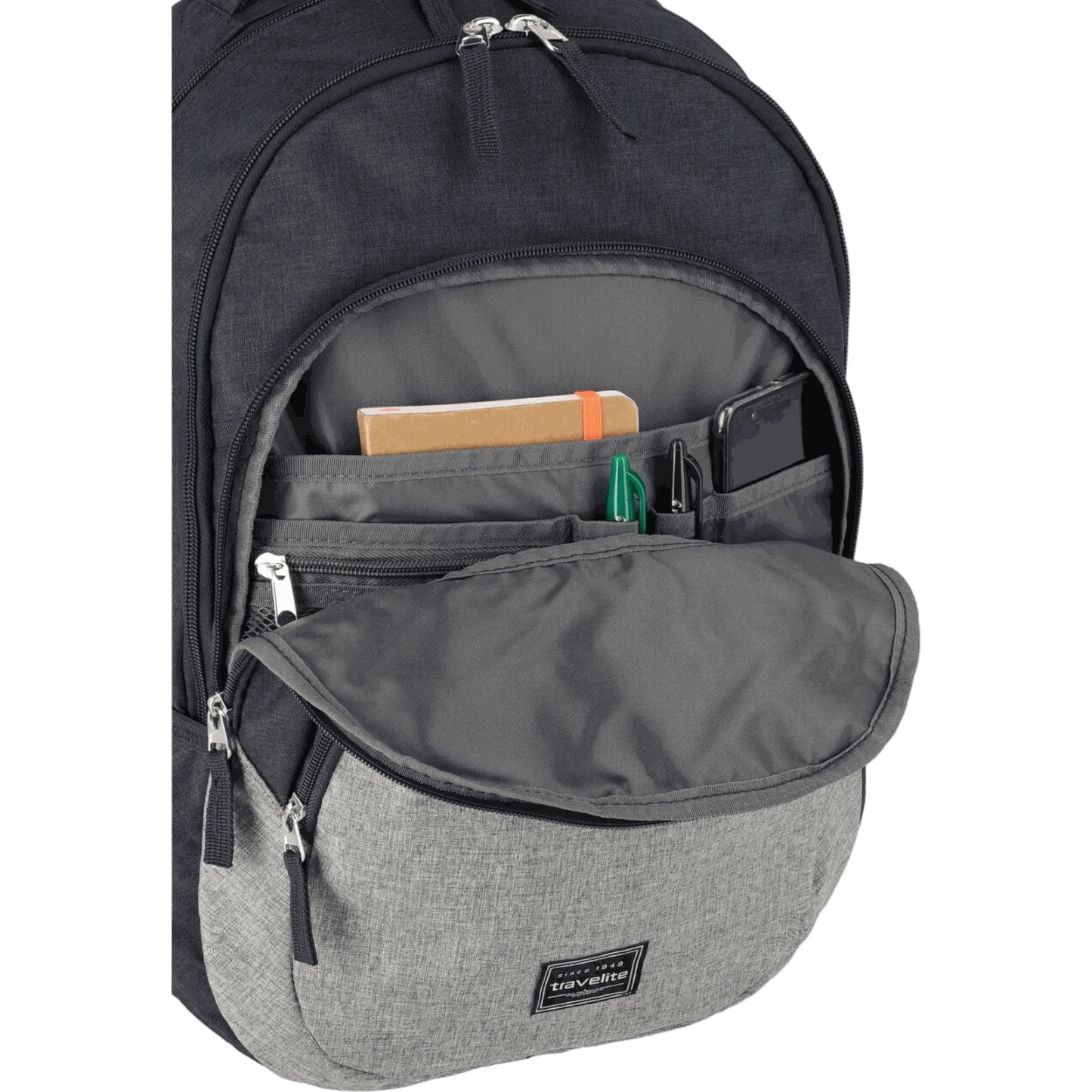Travelite Basics Freizeit Rucksack 45 cm -Marine/Grau KOFFER-PLUS.COM