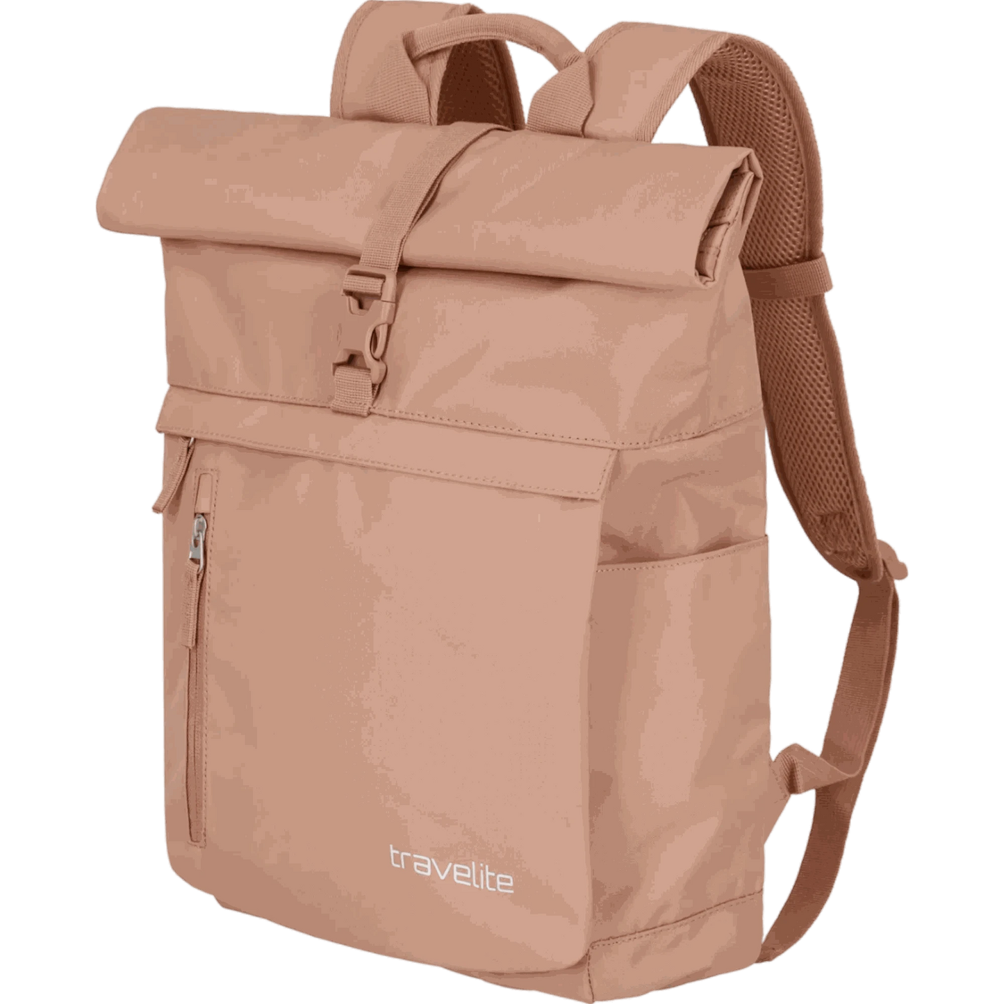 Travelite Basics Rolltop-Rucksack 60 cm -Puderrosa KOFFER-PLUS.COM
