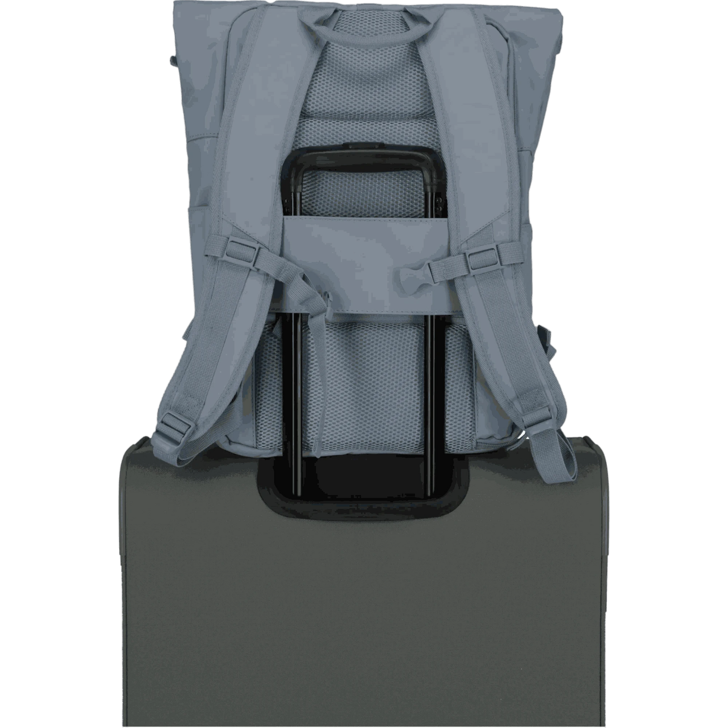 Travelite Basics Rolltop-Rucksack 60 cm -Rauchblau KOFFER-PLUS.COM