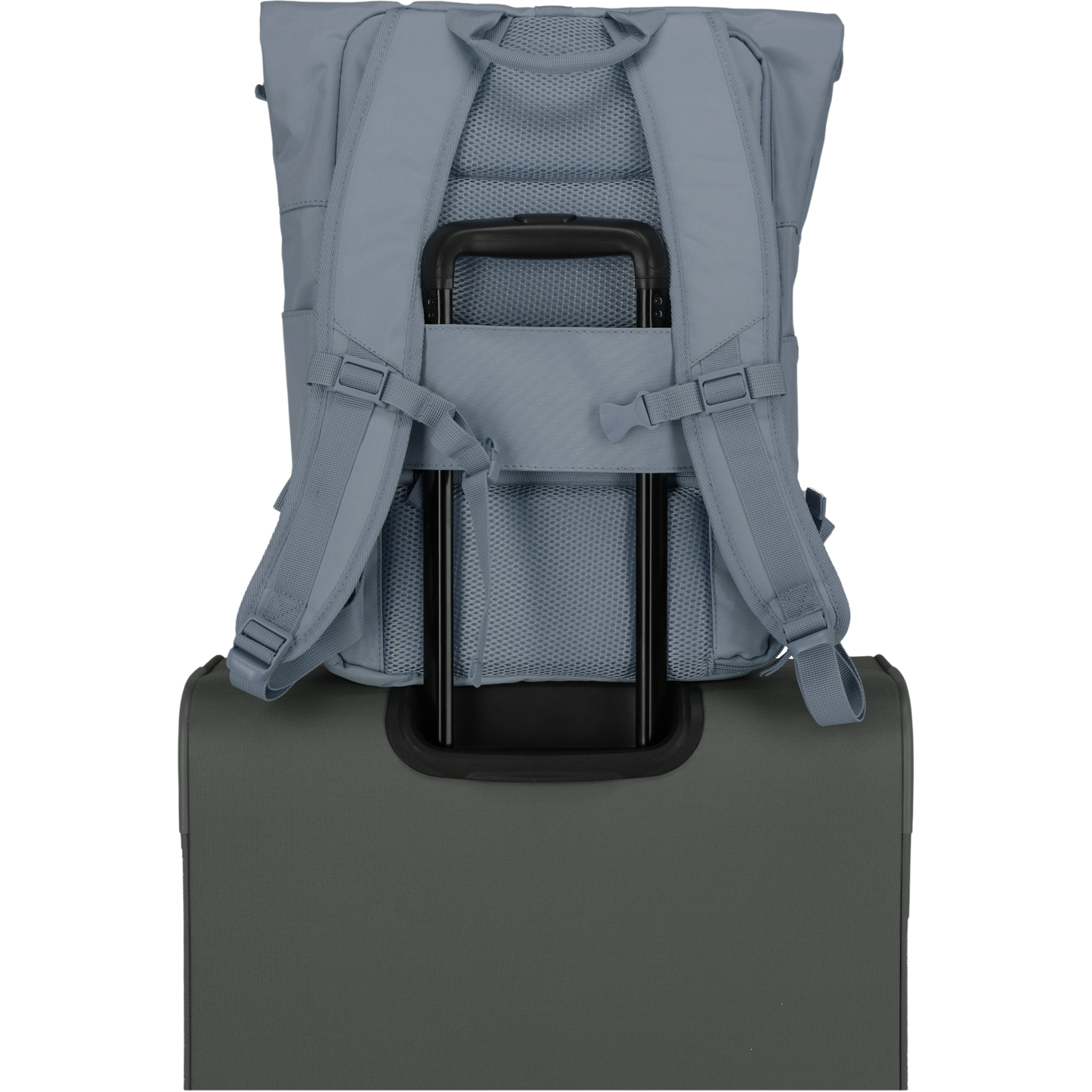Travelite Basics Rolltop-Rucksack 60 cm -Rauchblau KOFFER-PLUS.COM