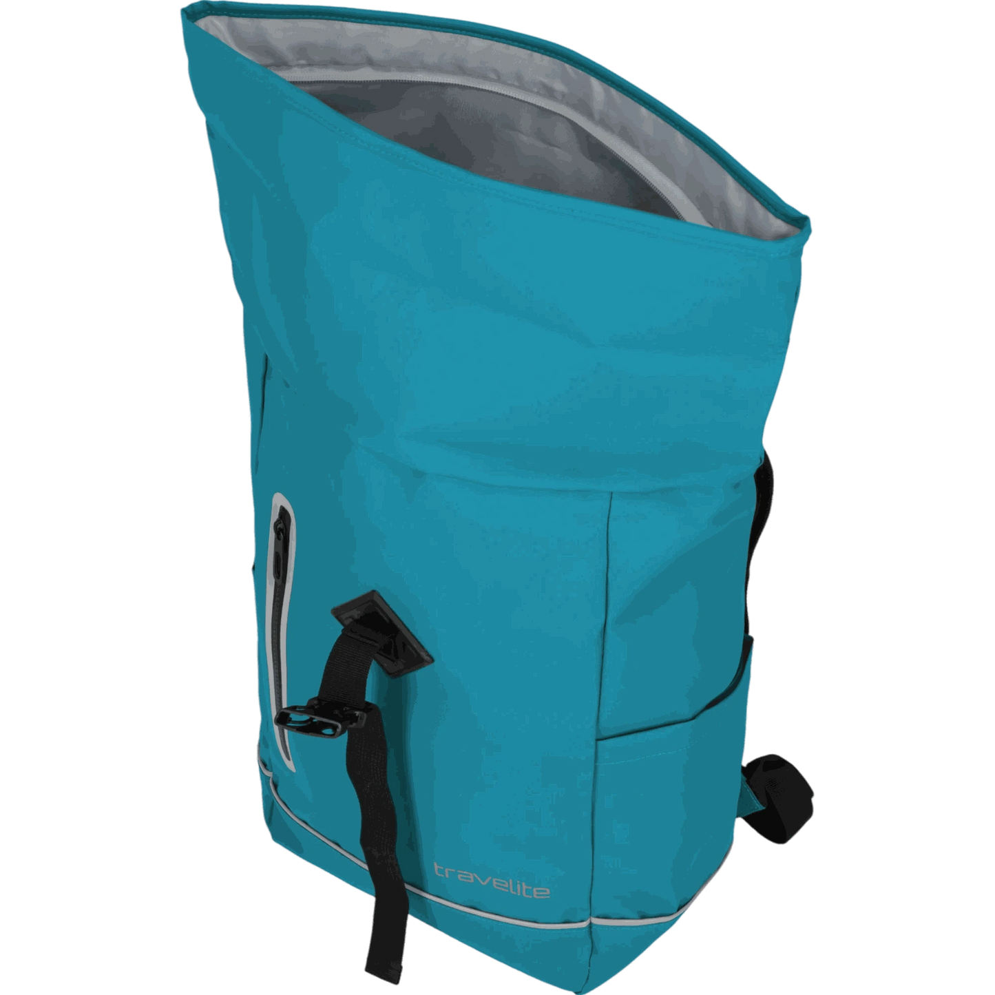 Travelite Basics Rollup Rucksack aus Plane 48 cm -Harbor Blue KOFFER-PLUS.COM