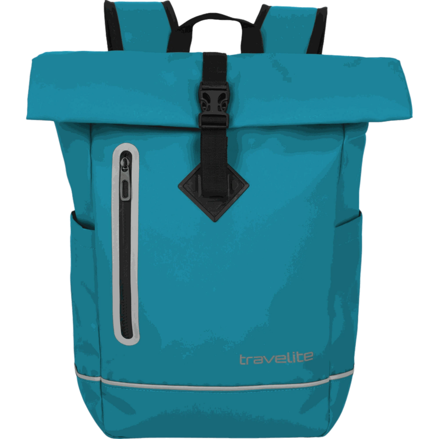 Travelite Basics Rollup Rucksack aus Plane 48 cm -Harbor Blue KOFFER-PLUS.COM