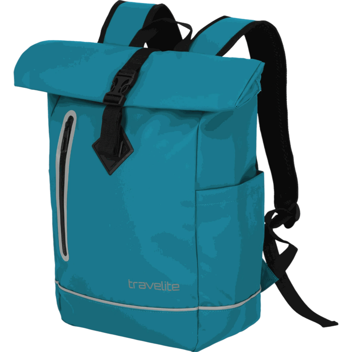Travelite Basics Rollup Rucksack aus Plane 48 cm -Harbor Blue KOFFER-PLUS.COM