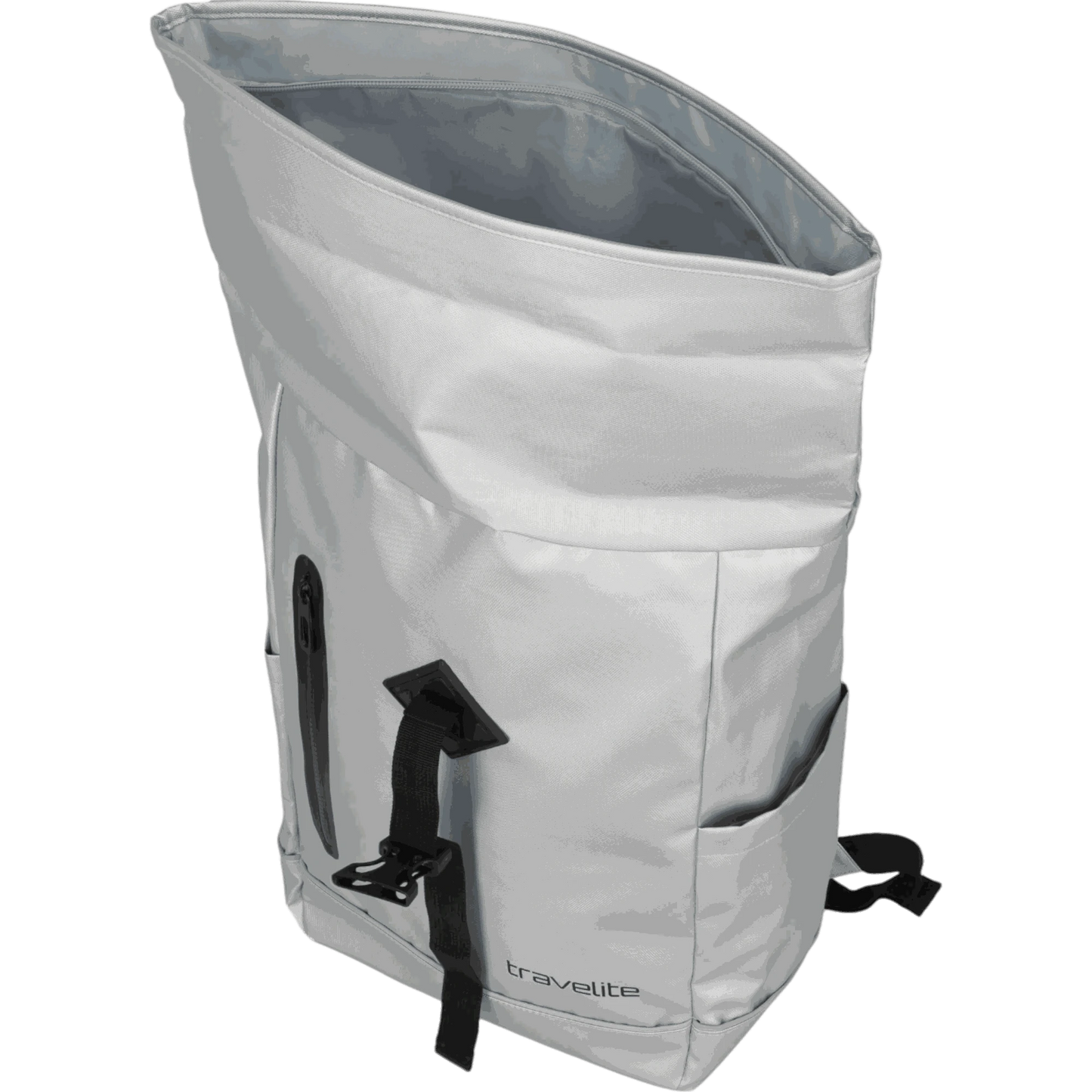 Travelite Basics Rollup Rucksack aus Plane 48 cm -Silver KOFFER-PLUS.COM