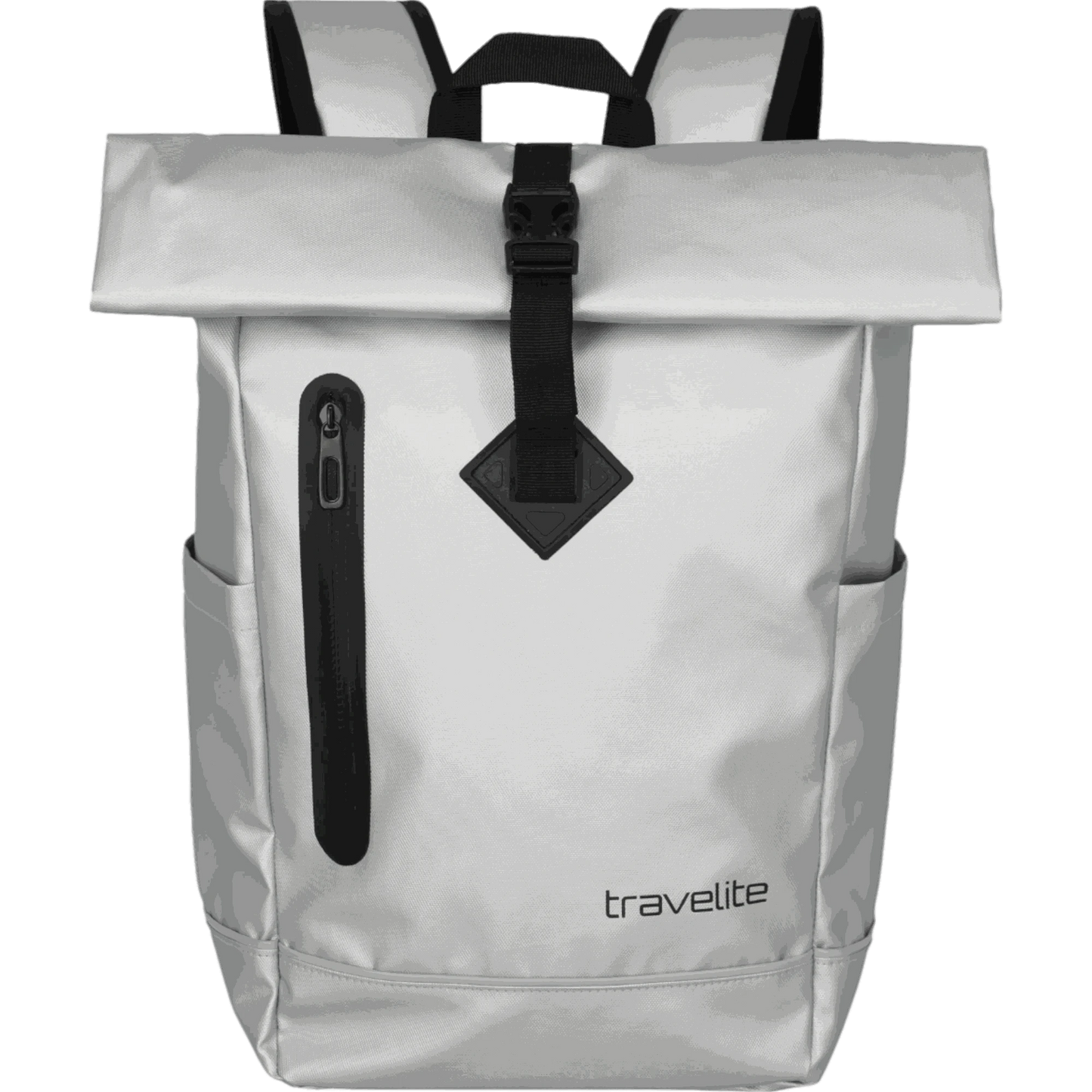 Travelite Basics Rollup Rucksack aus Plane 48 cm -Silver KOFFER-PLUS.COM