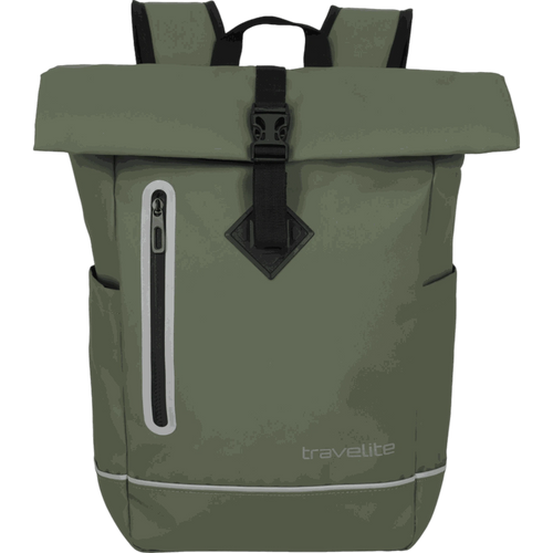 Travelite Basics Rollup Rucksack aus Plane 48 cm -Olive