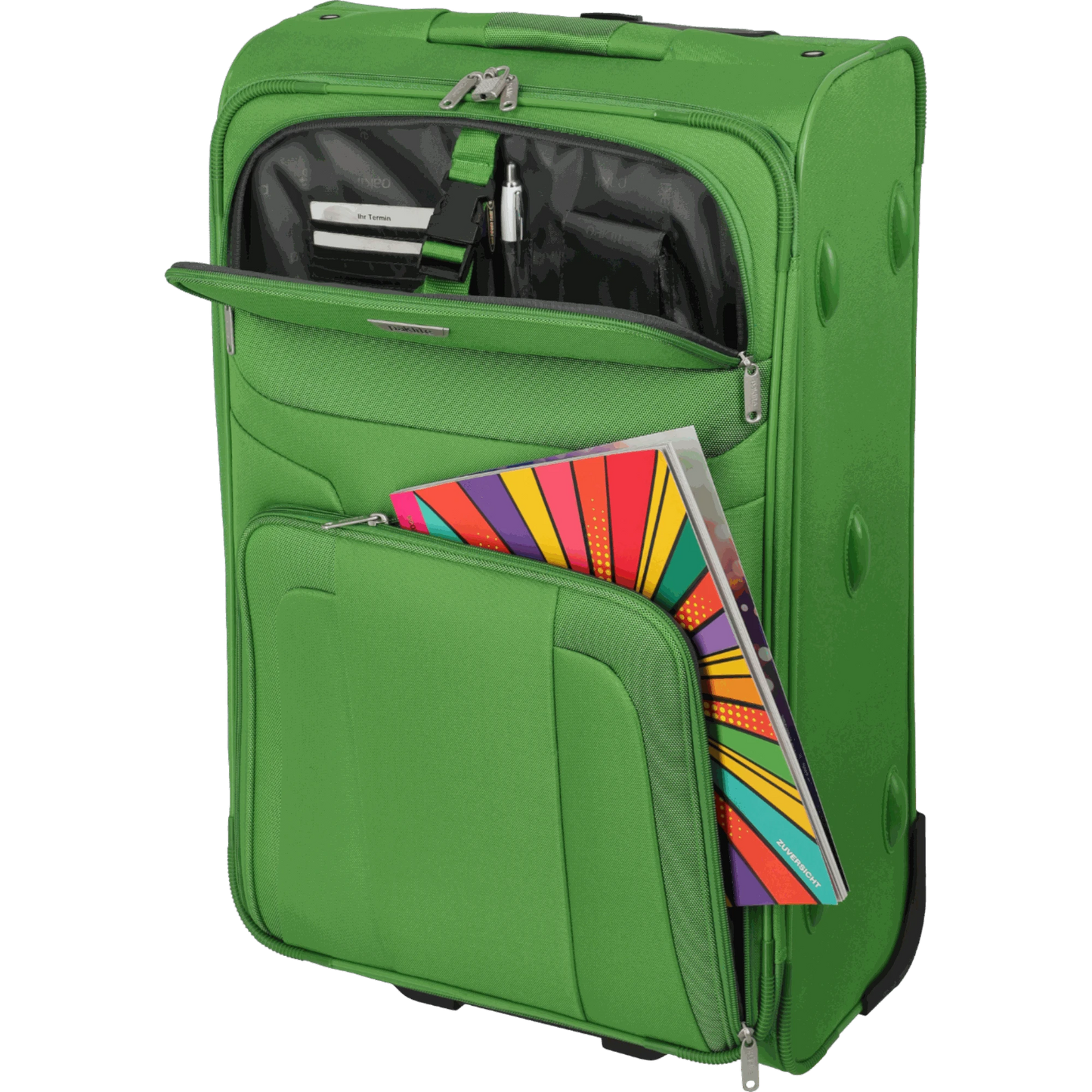 paklite Orlando 2-Rad-Trolley M 63 cm -Grün KOFFER-PLUS.COM