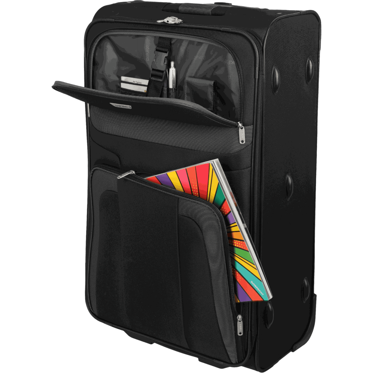 paklite Orlando 2-Rad-Trolley L 73 cm -Schwarz KOFFER-PLUS.COM