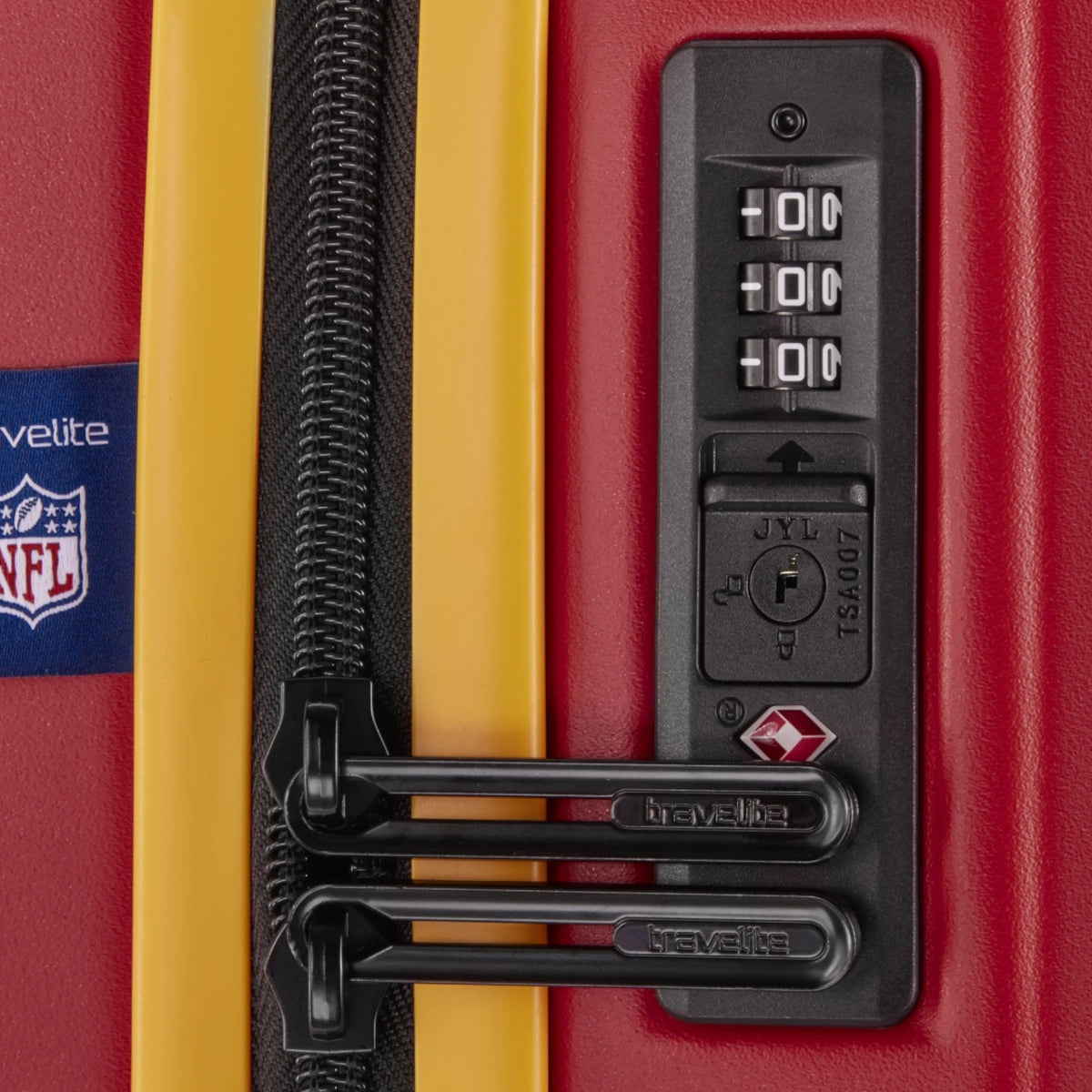 Travelite X NFL 4-Rollen-Trolley 76 cm -Kansas City Chiefs