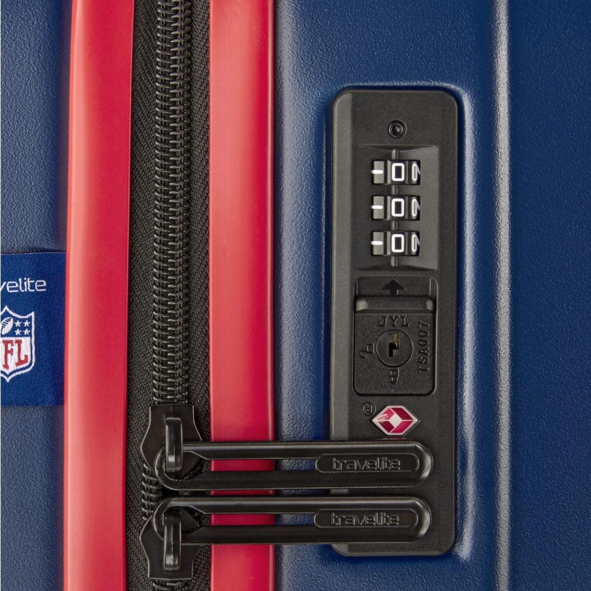 Travelite X NFL 4-Rollen-Trolley 76 cm -New England Patriots