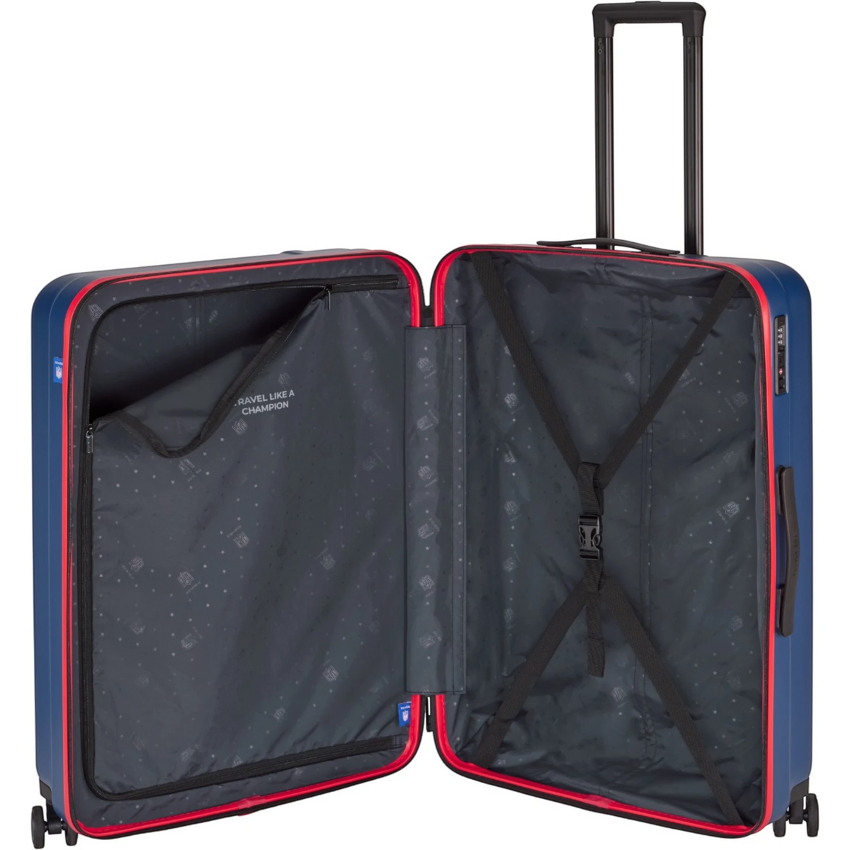 Travelite X NFL 4-Rollen-Trolley 76 cm -New England Patriots