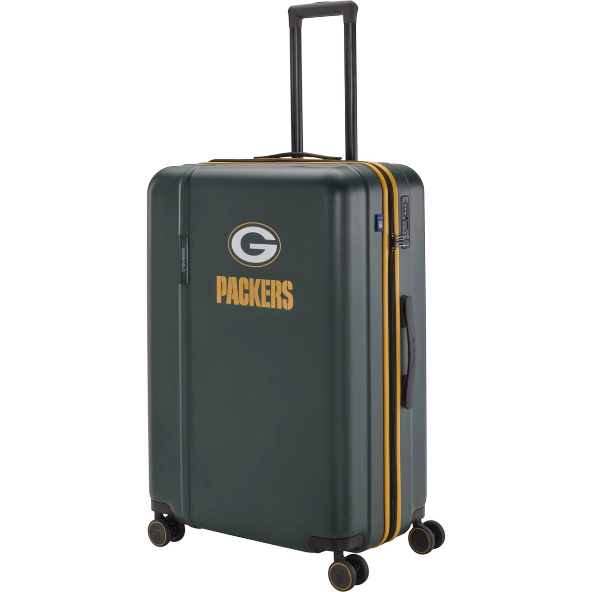 Travelite X NFL 4-Rollen-Trolley 76 cm -Green Bay Packers