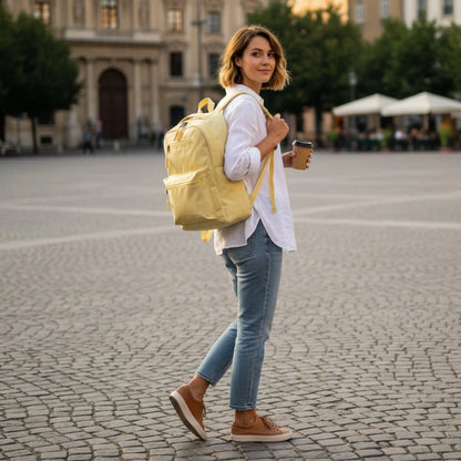 Travelite Kick Off Freizeit-Rucksack M 40 cm -Yellow KOFFER-PLUS.COM