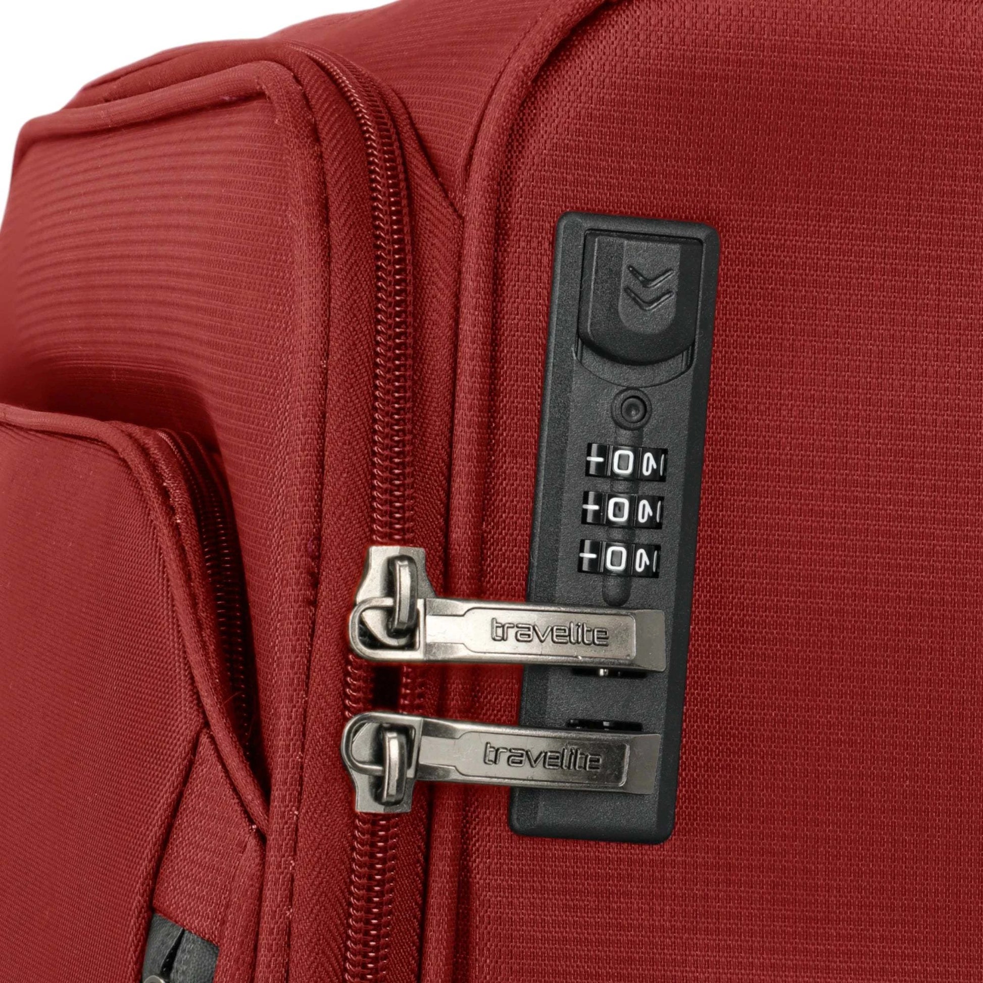 Travelite Jetpack Max 4-Rollen-Kanbinentrolley 55 cm -rot KOFFER-PLUS.COM