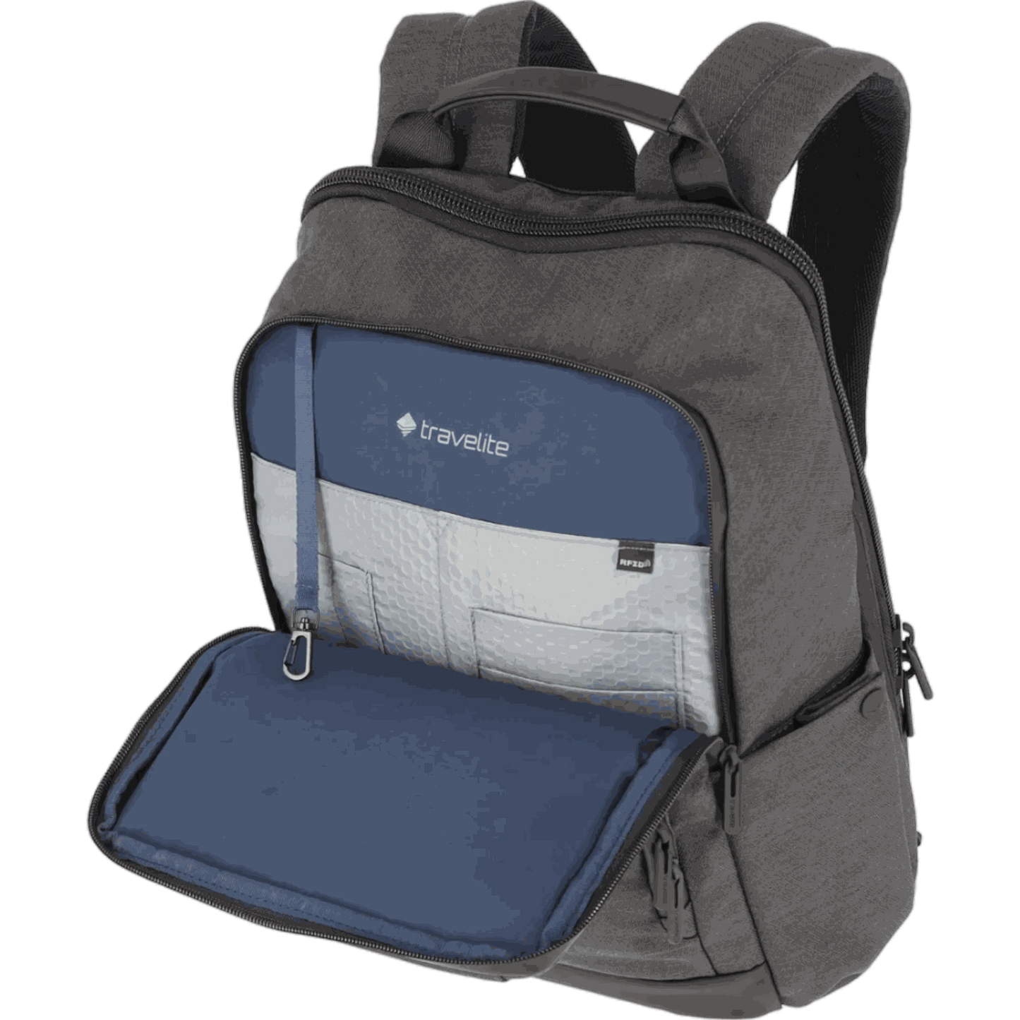 Travelite Meet erweiterbarer Rucksack 41 cm -AnthrazitKOFFER-PLUS.COM